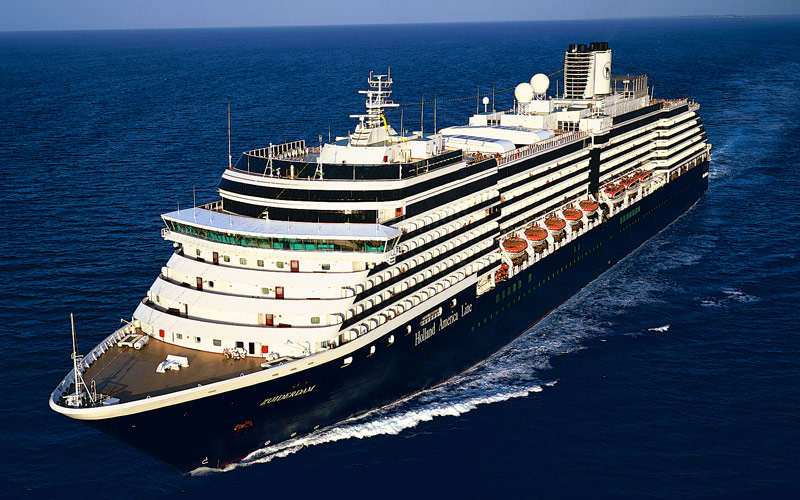 Holland America's ms Zuiderdam Cruise Ship, 2017 and 2018 ms Zuiderdam