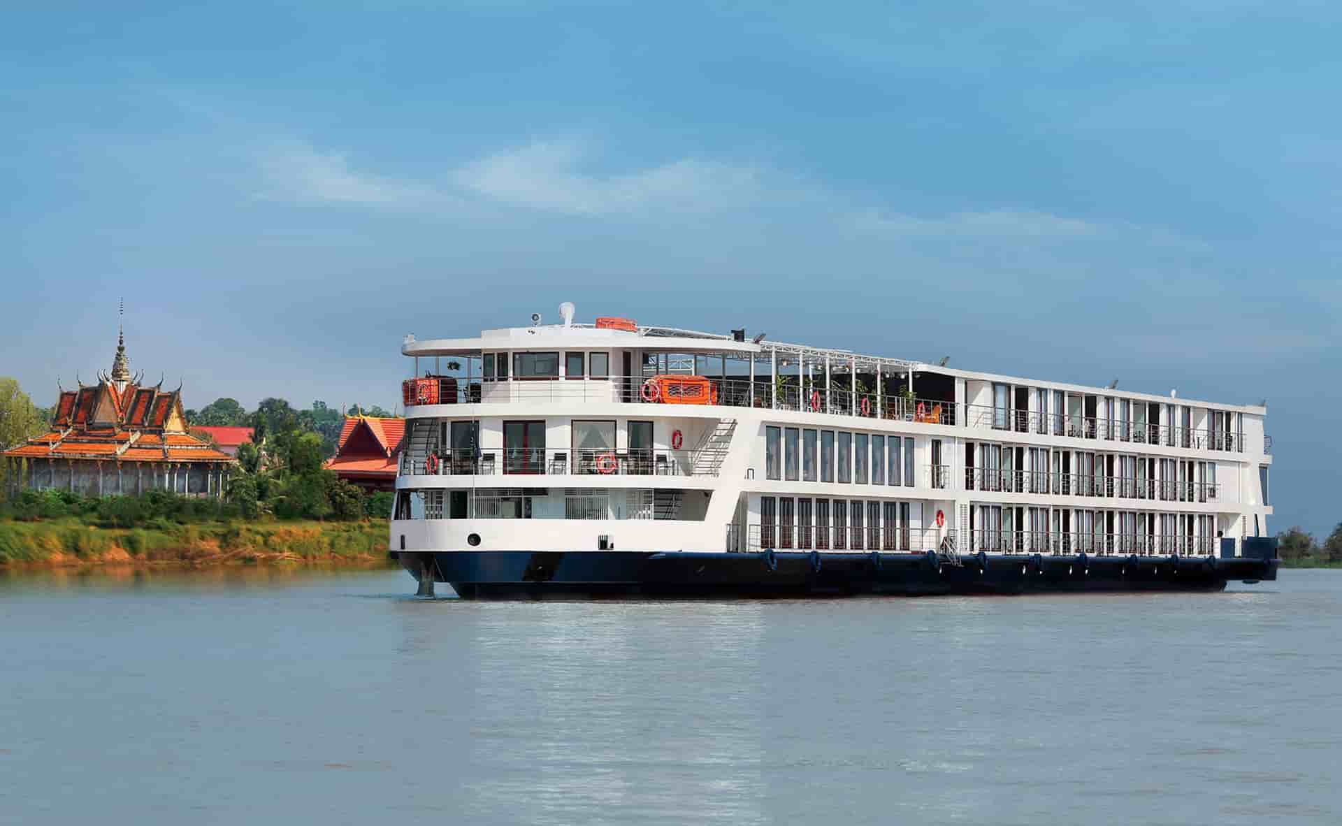 Amawaterways AmaMaya river ship exterior.