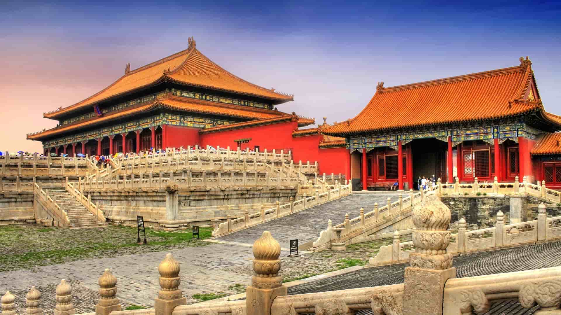 Forbidden City palace in Beijing.