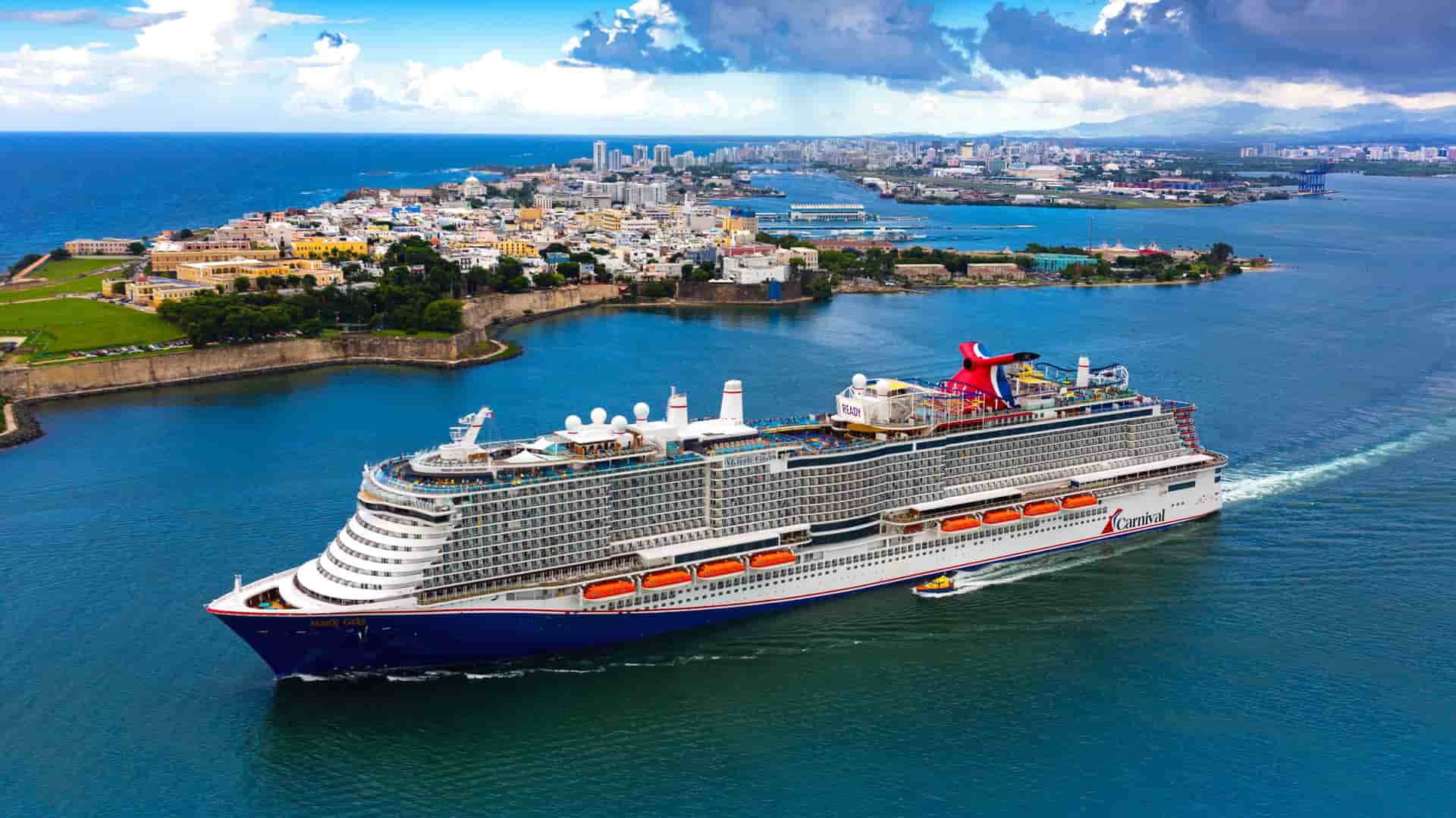 Carnival Cruise Line Mardi Gras ship exterior