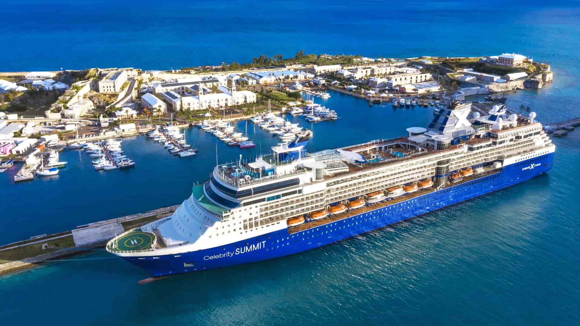 Celebrity Summit cruise ship exterior.