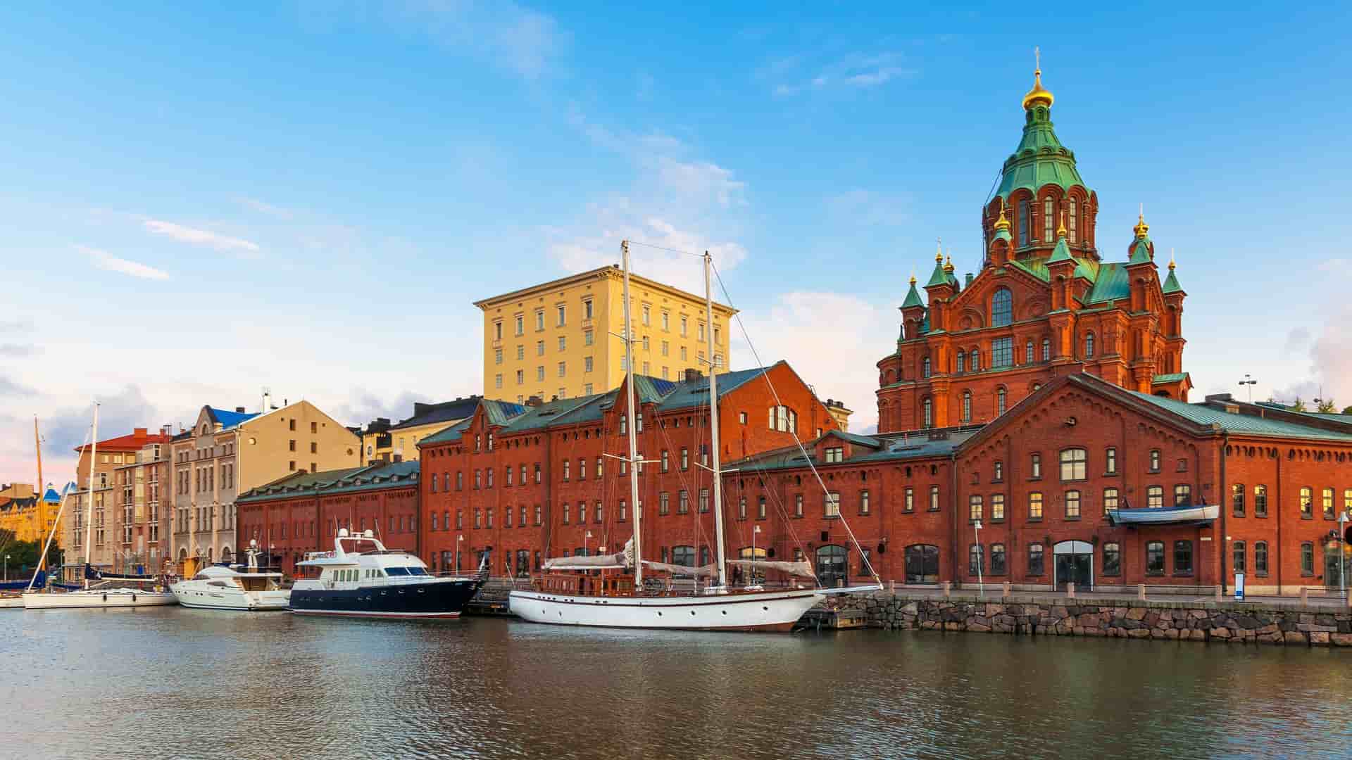 Helsinki Cathedral and Senate Square.