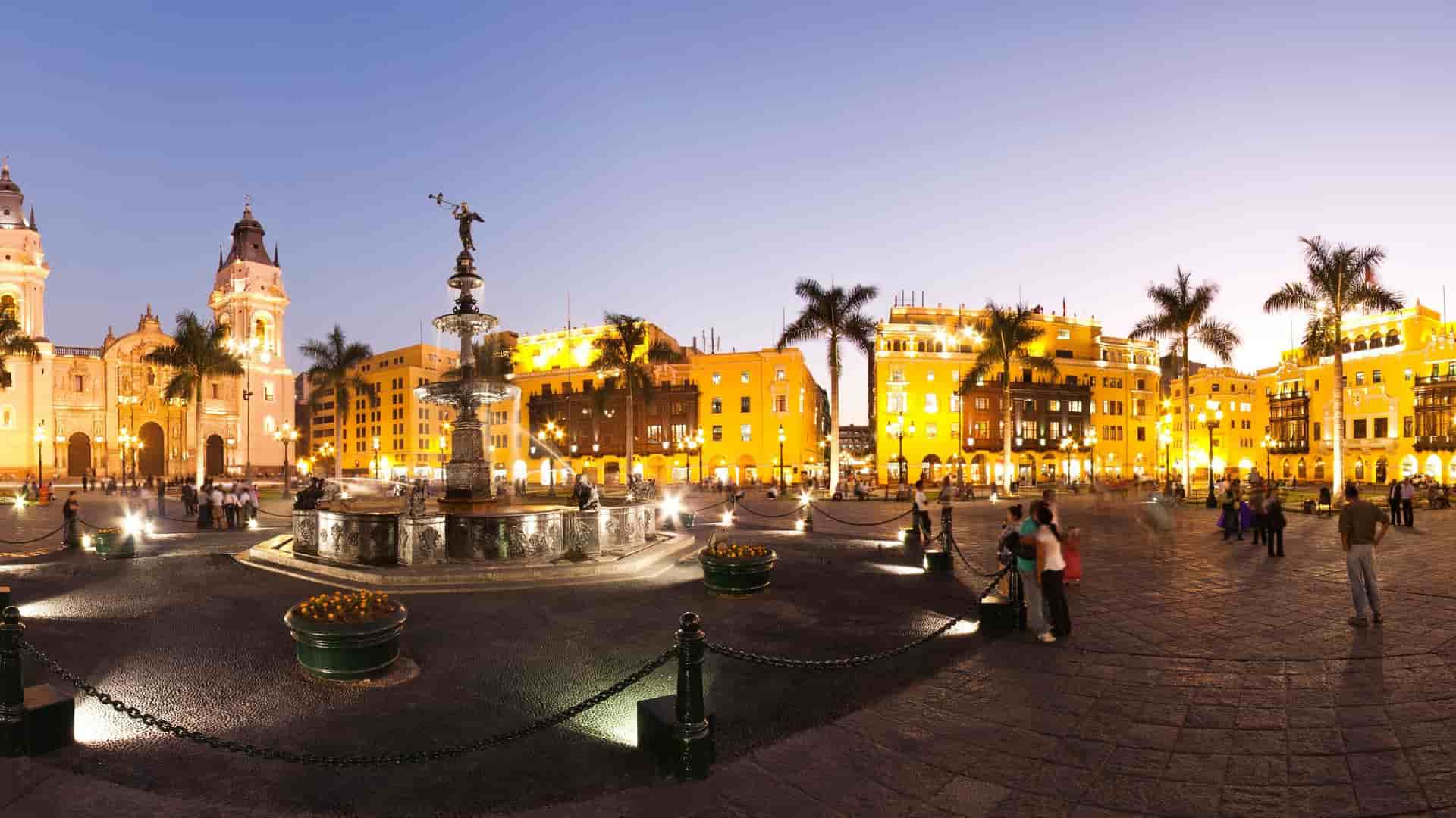  Plaza Mayor in Lima, Peru.