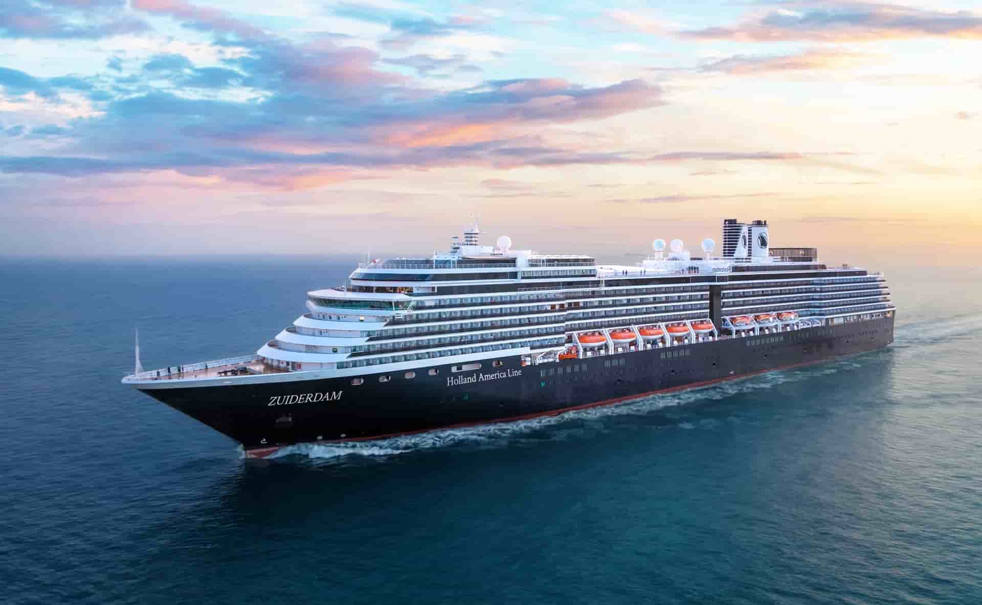 Holland America's Zuiderdam for the Pinacle Evolution project.