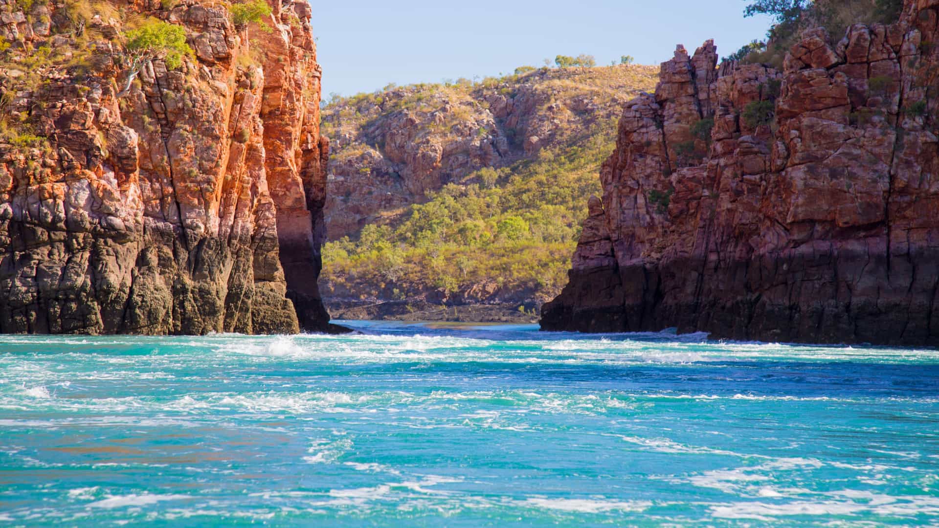 Horizontal Falls in Talbot Bay, Kimberley, Australia.