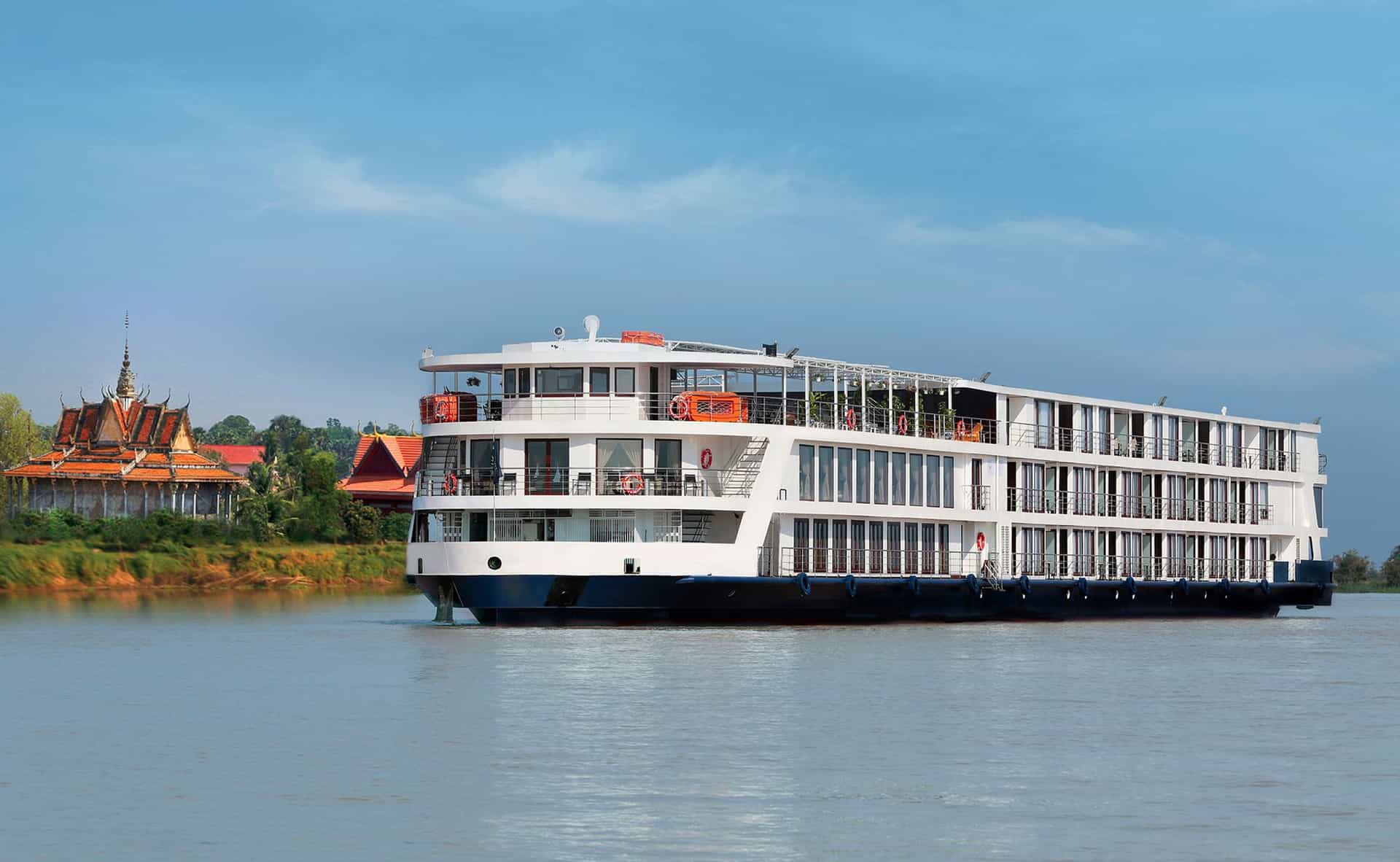 Amawaterways AmaMaya river ship exterior.