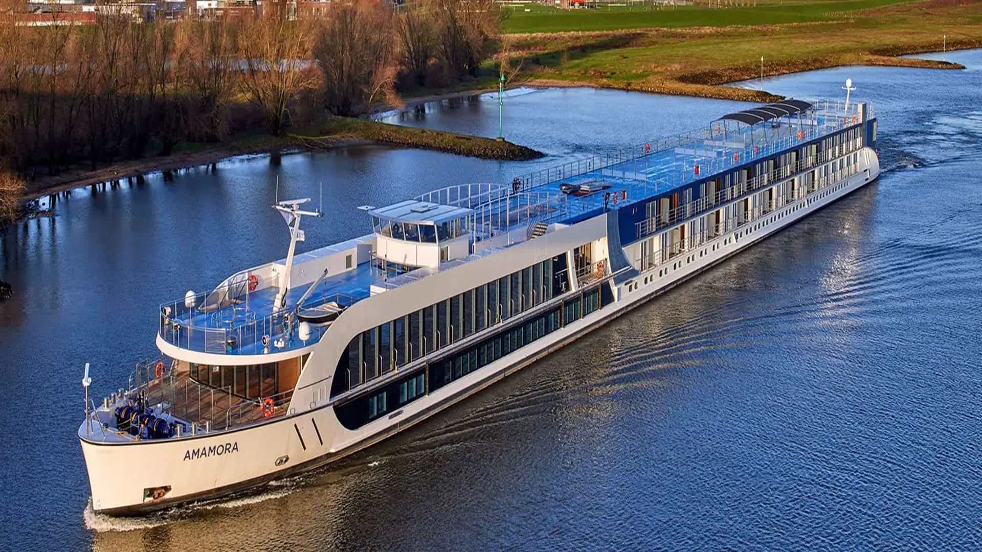 Amawaterways AmaMora river ship exterior.