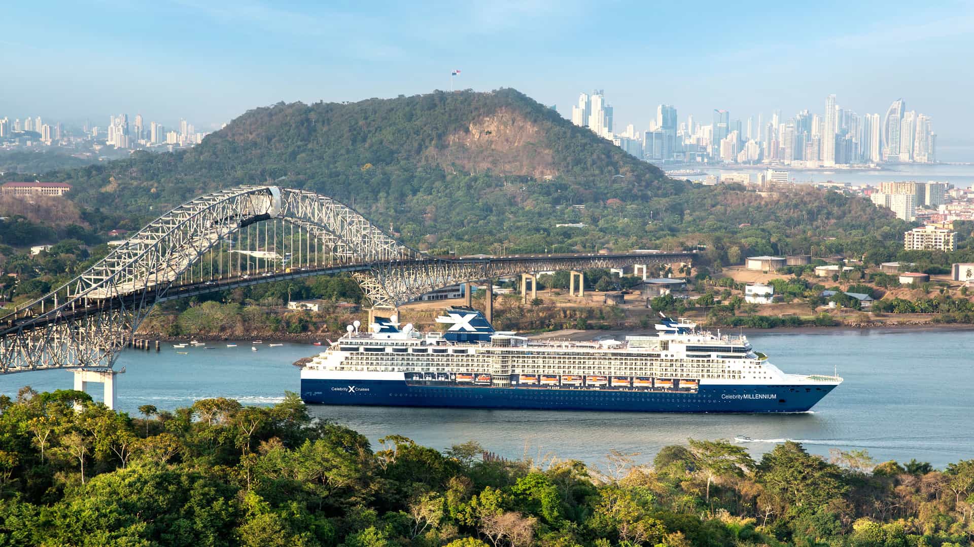 Celebrity Millennium cruise ship exterior.