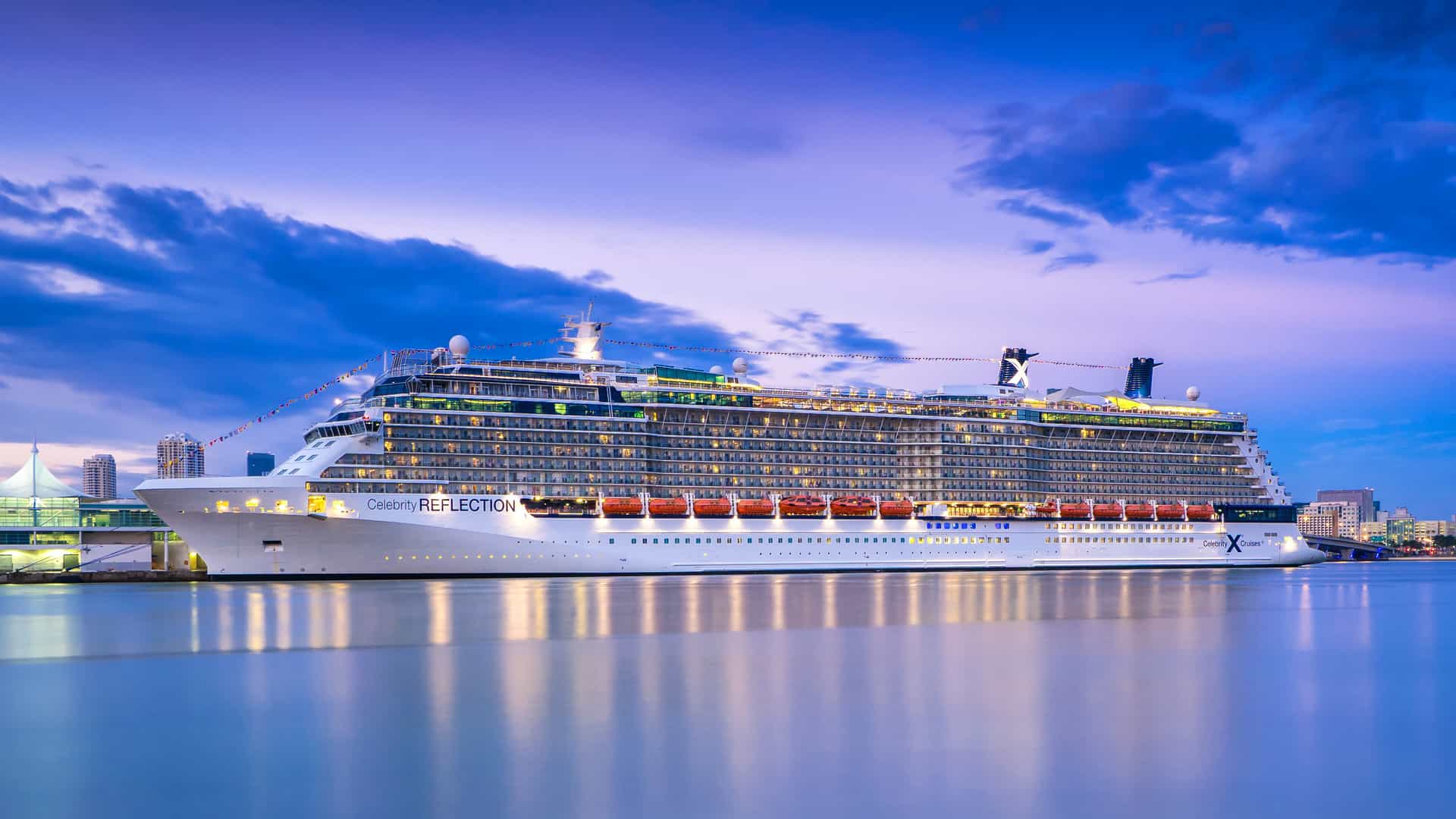 Celebrity Reflection cruise ship exterior.