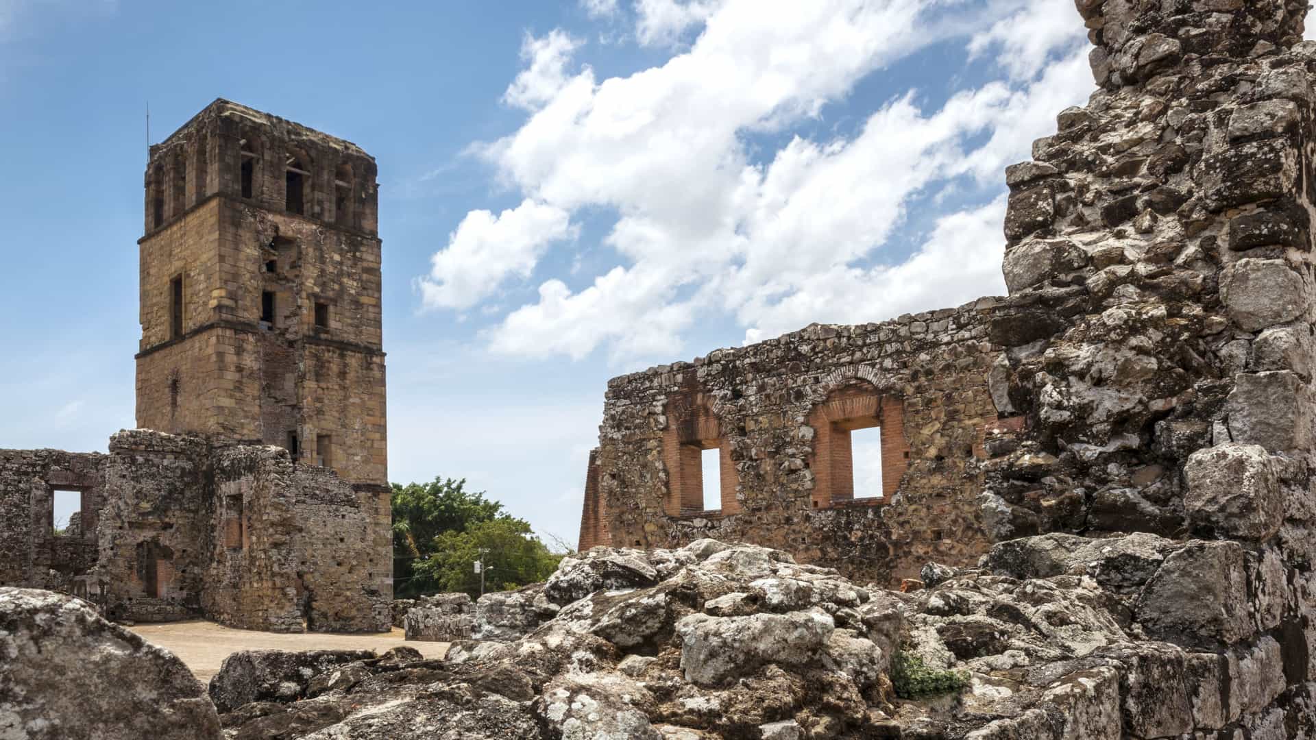 Panama City skyline from water.