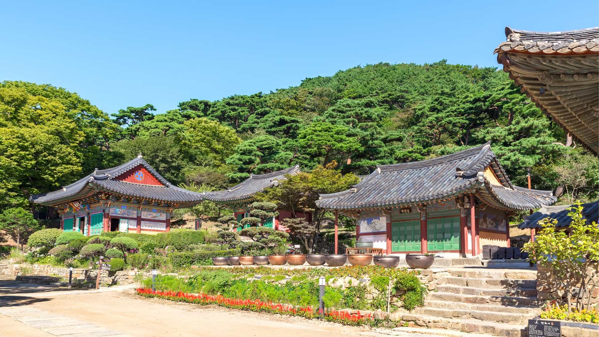 Incheon Bridge at sunset.