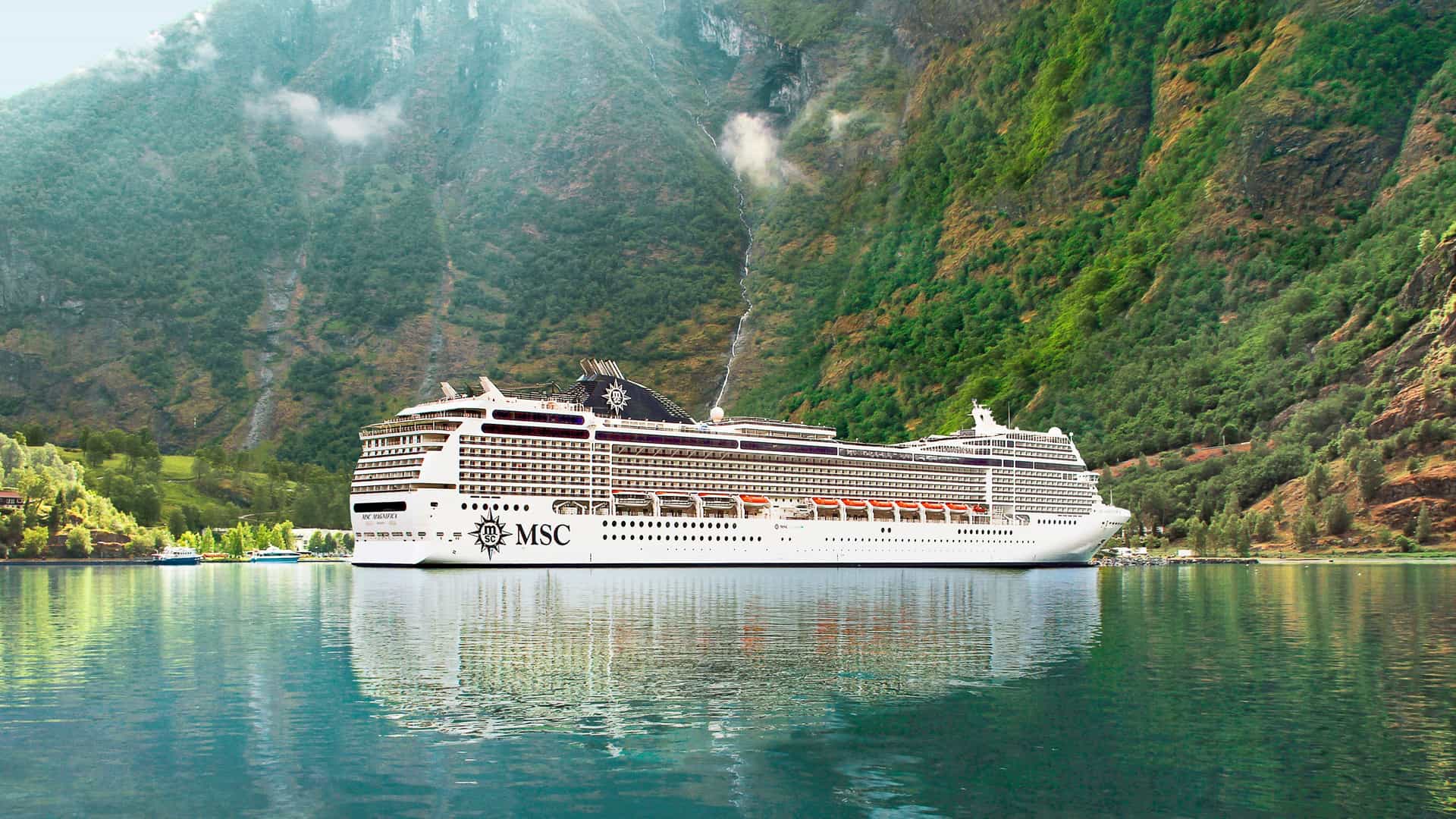 MSC Magnifica cruise ship exterior.