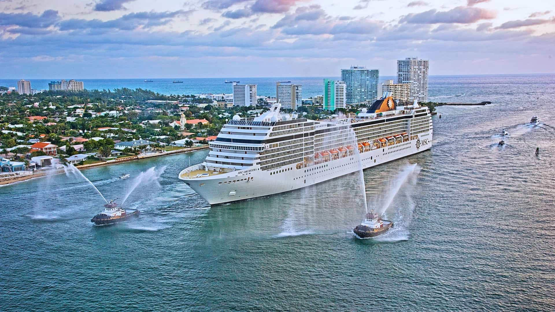 MSC Orchestra cruise ship exterior.