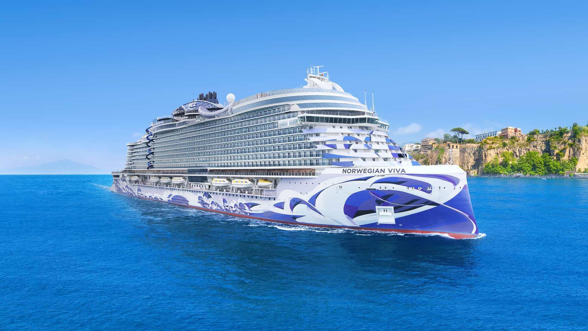 Norwegian Viva sailing in Europe.