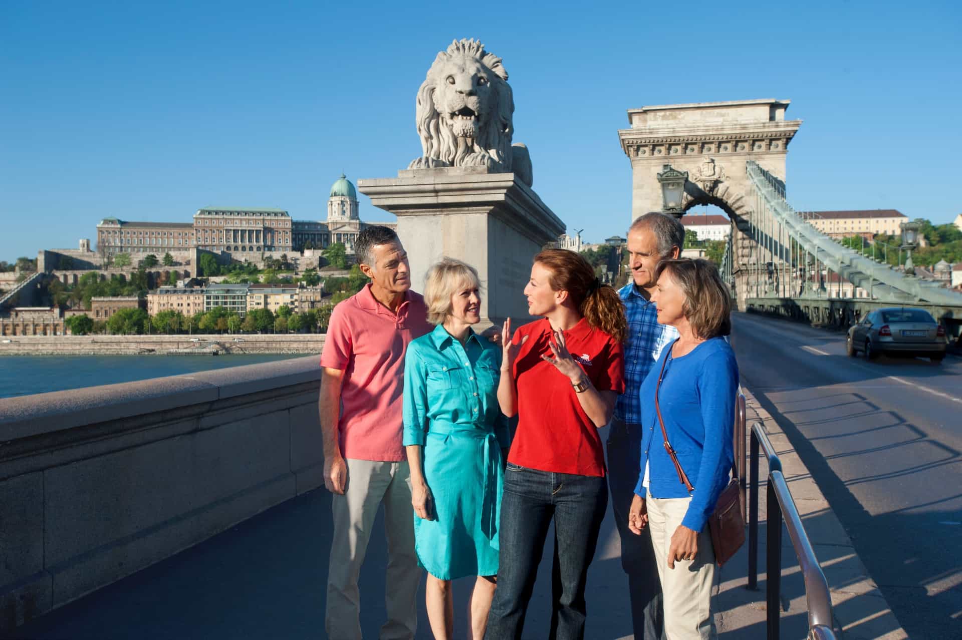 A group of adults taking a unique and privileged excursion to cultural landmarks and experiences in Budapest, Hungary, through Viking River.