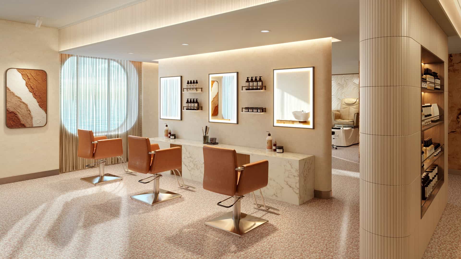 The Medi-Spa salon in the Serene Spa & Wellness Fitness Centre onbaord Regent's Seven Seas Prestige. 
