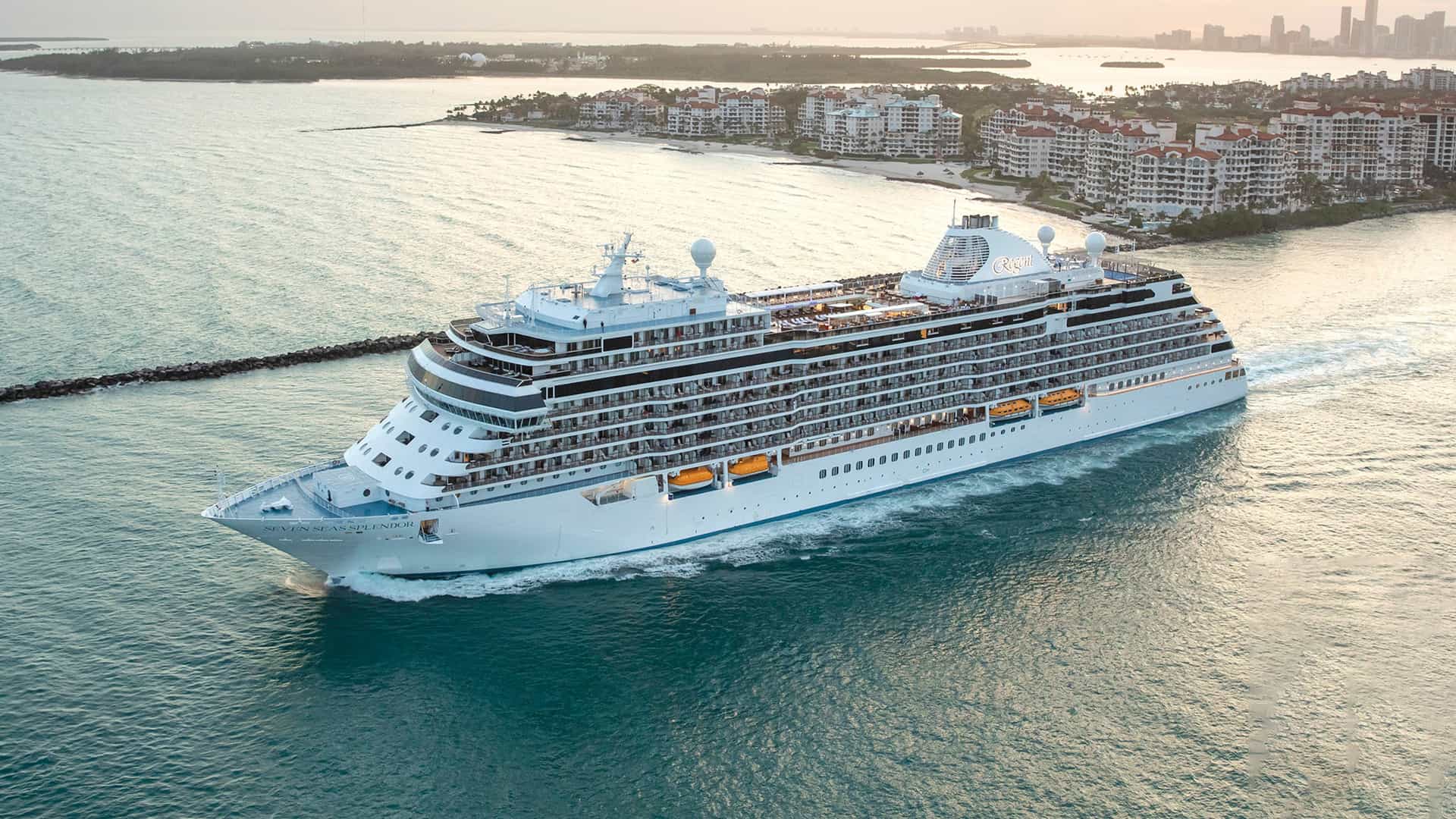 Regent Seven Seas splendor cruise ship exterior