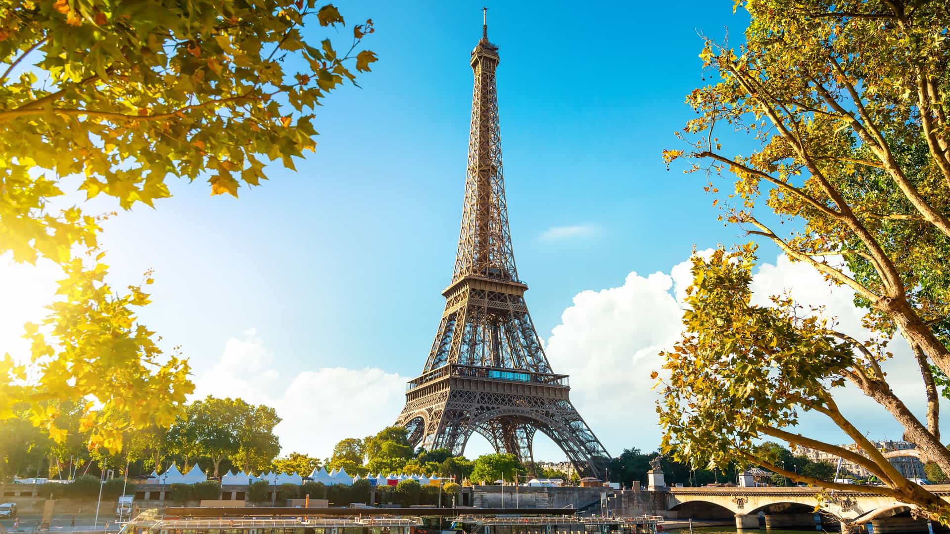 The iconic Eiffel Tower stands tall in Paris, a European destination in France featured on Silversea cruises.