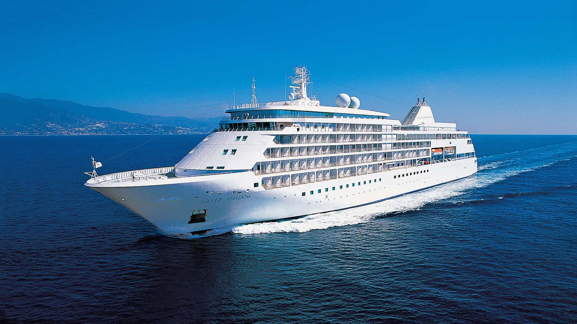 Silversea Cruises Silver Shadow cruise ship exterior