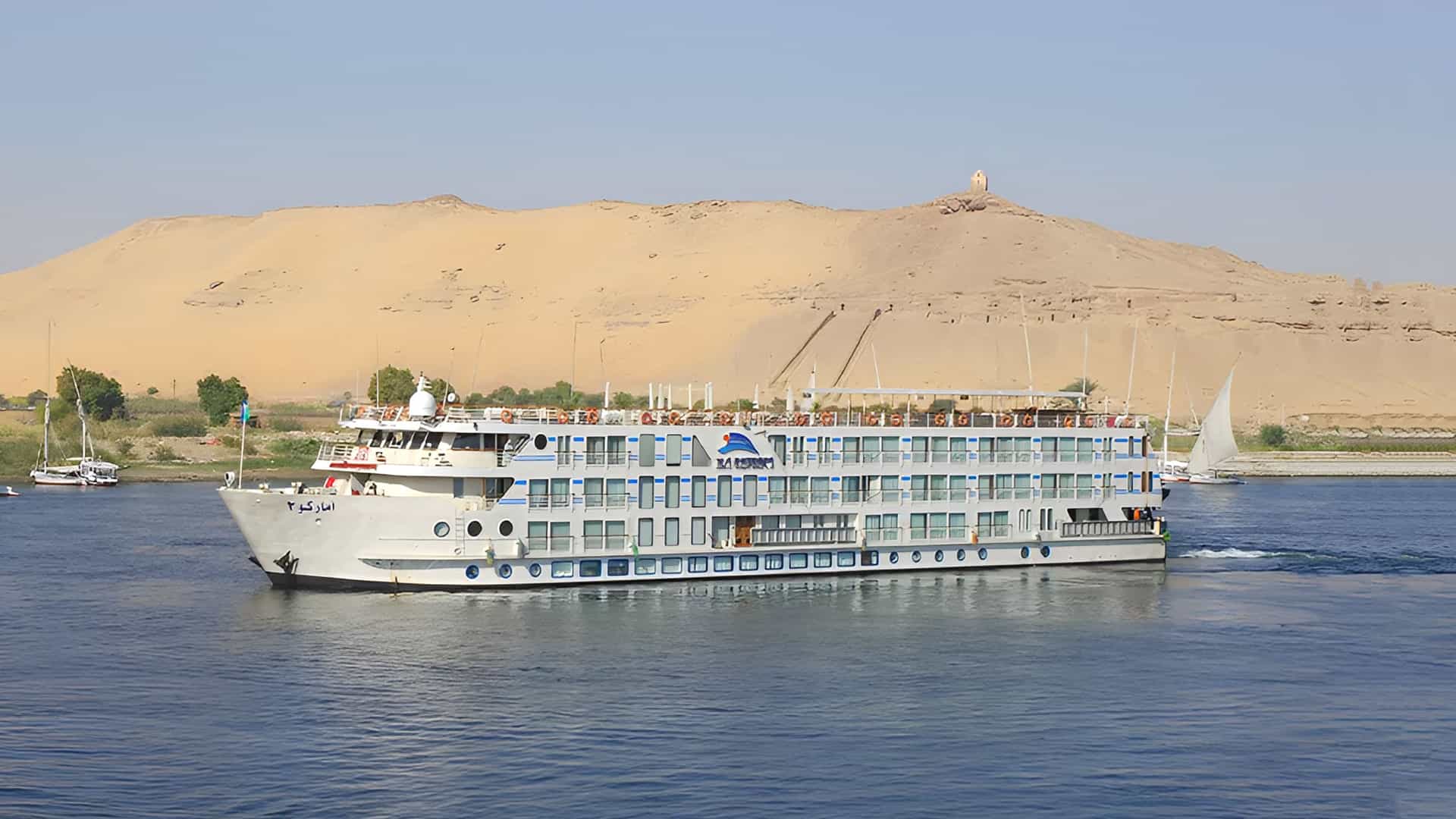 MS Antares sailing the Nile River.