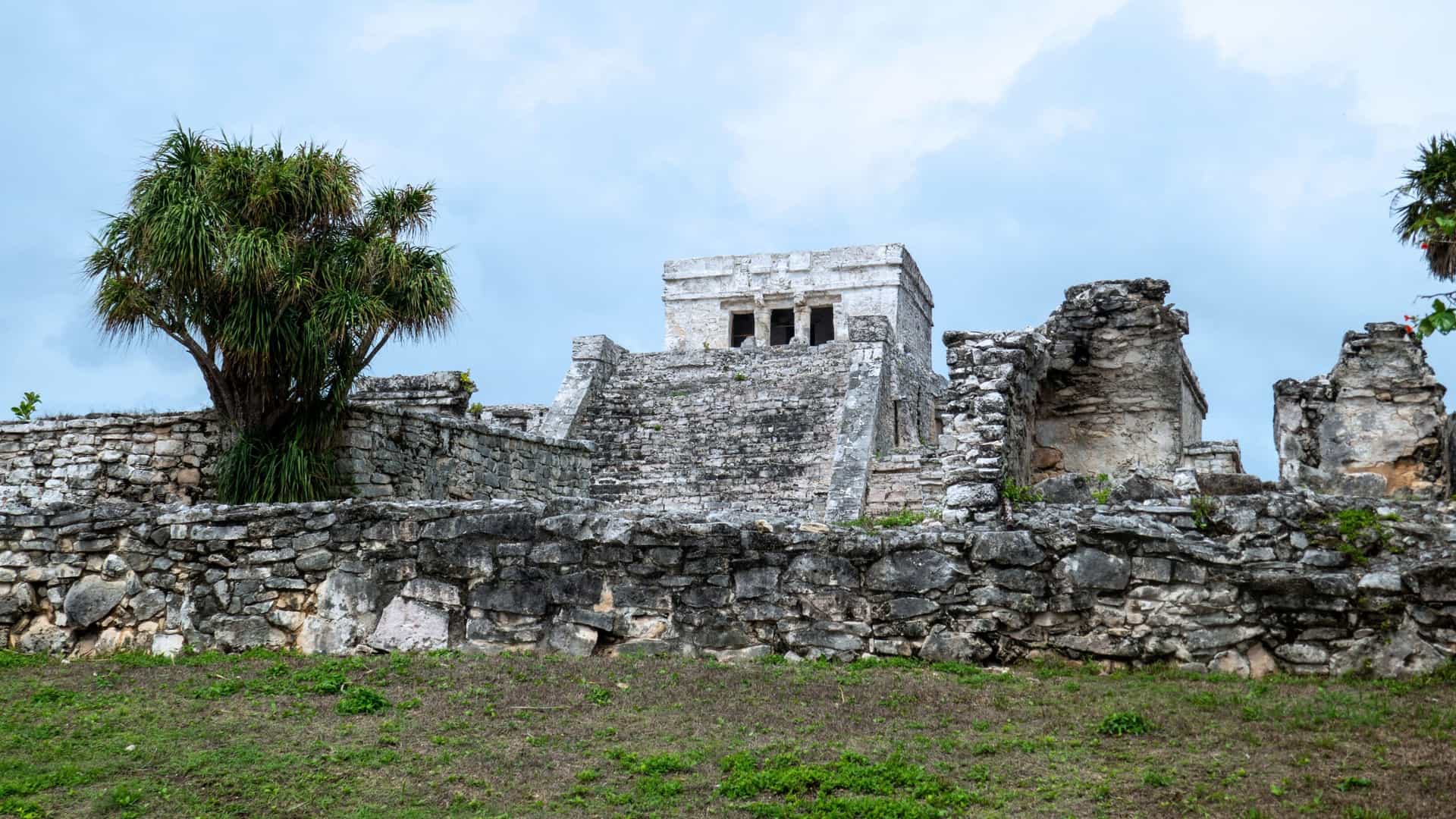 Ancient Mayan ruins of Tulum, Mexico, an archaeological site visited on a Windstar cruise.
