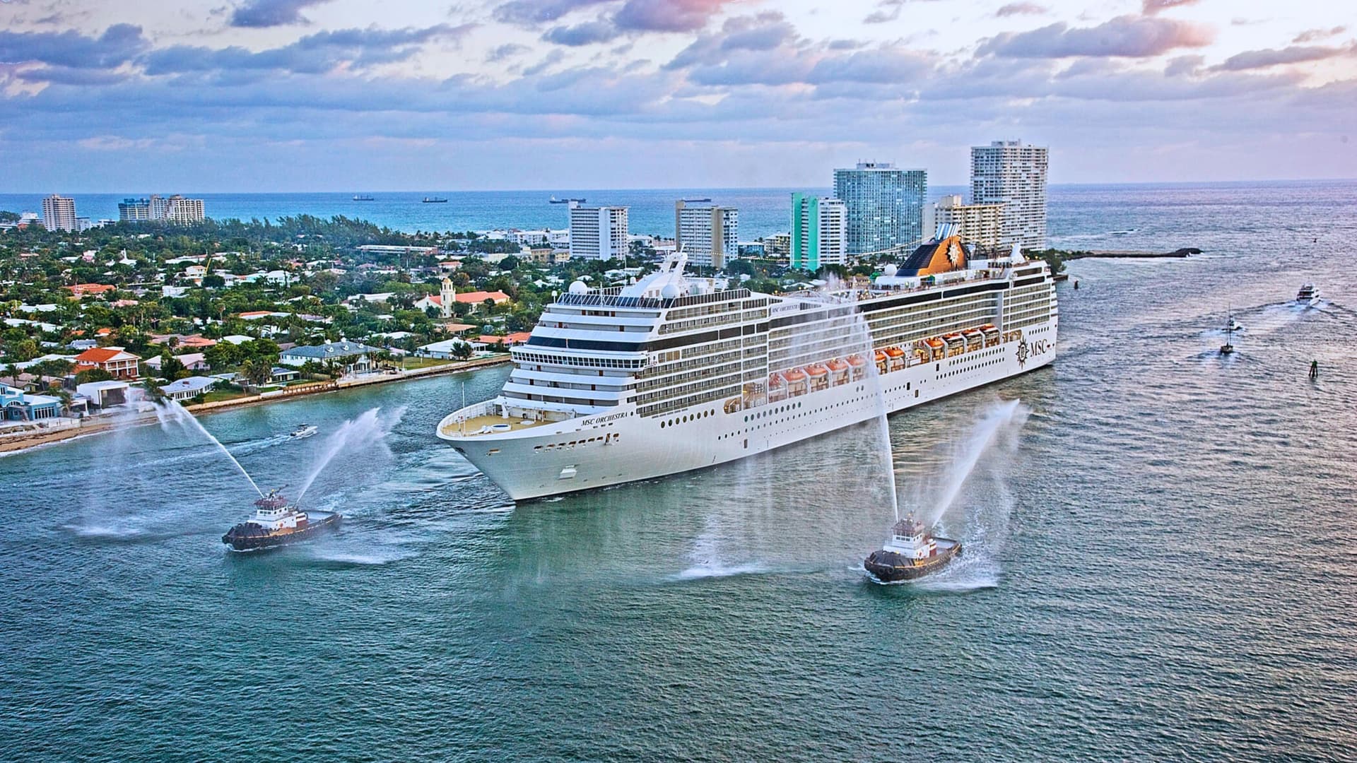 MSC Orchestra cruise ship exterior.