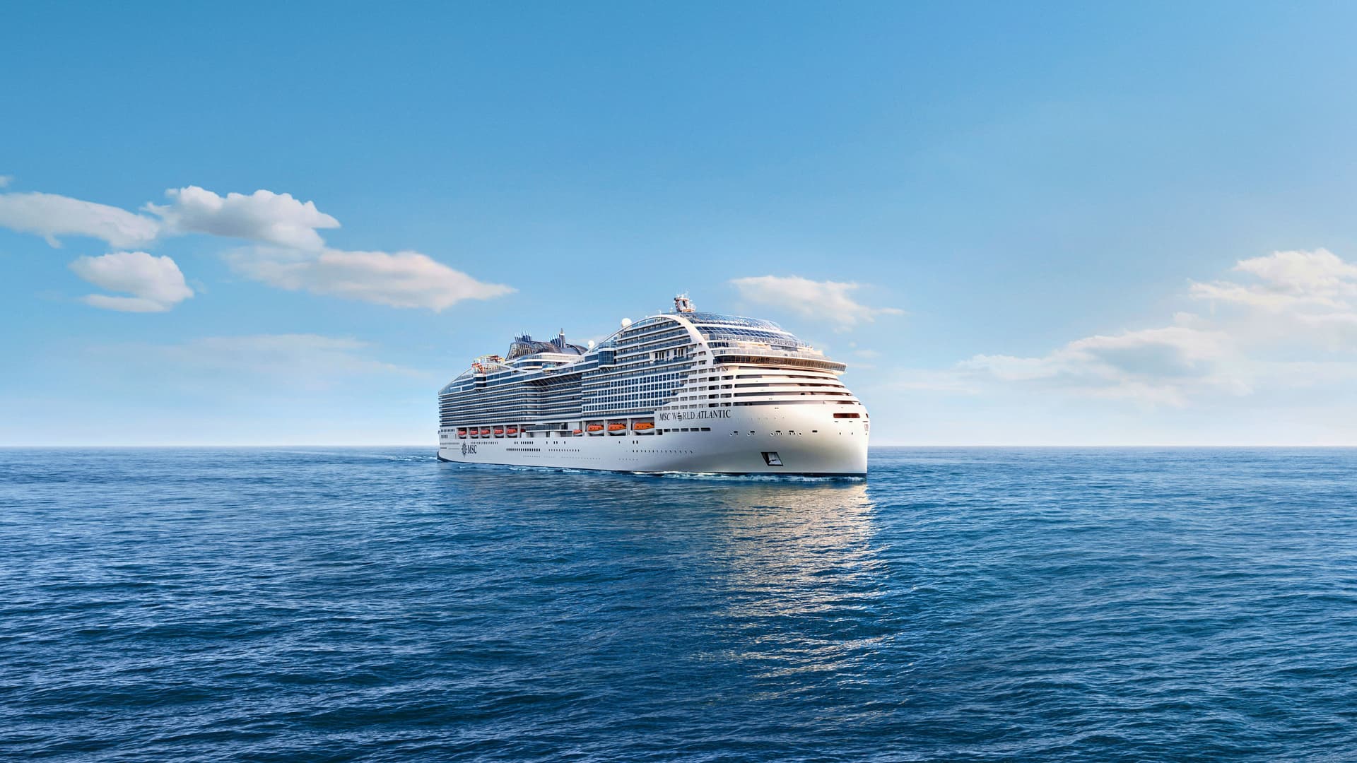 Msc World Atlantic cruise ship exterior