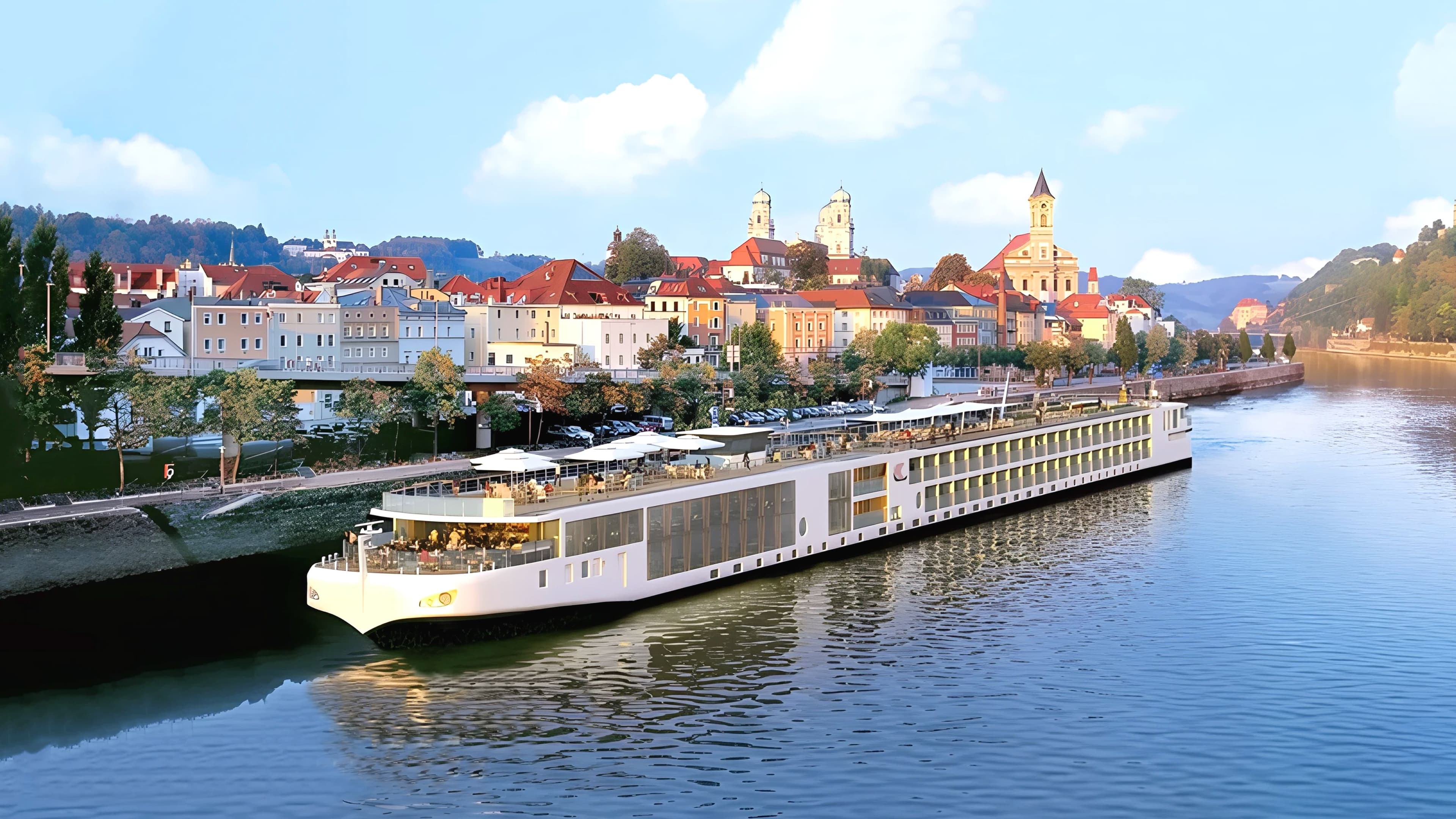 Viking Rolf sailing in Europe.