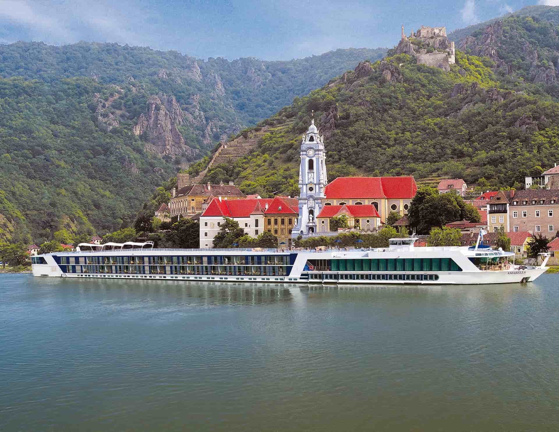 Amawaterways AmaBella ship river exterior.