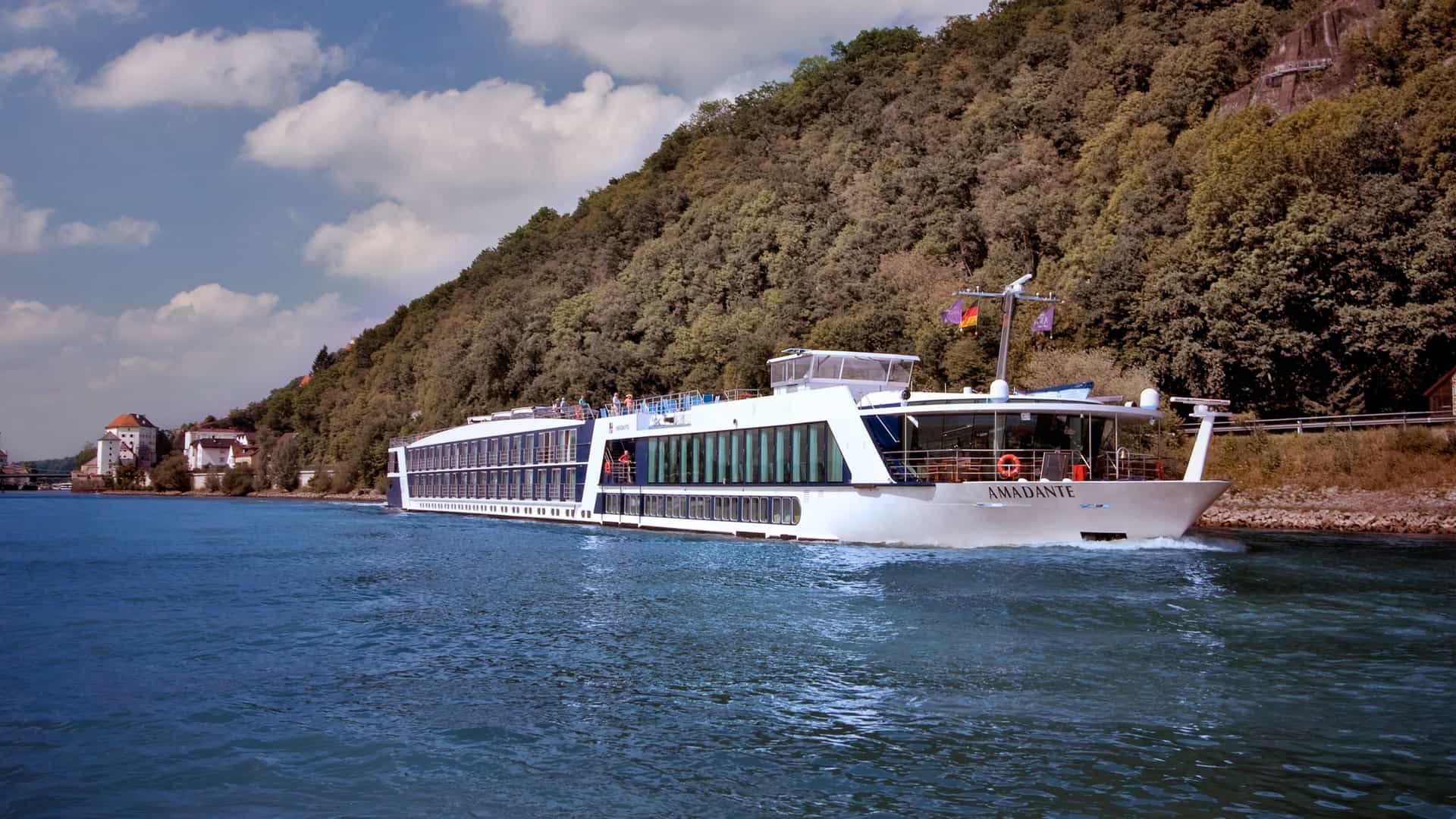 AmaWaterways AmaDante ship exterior.