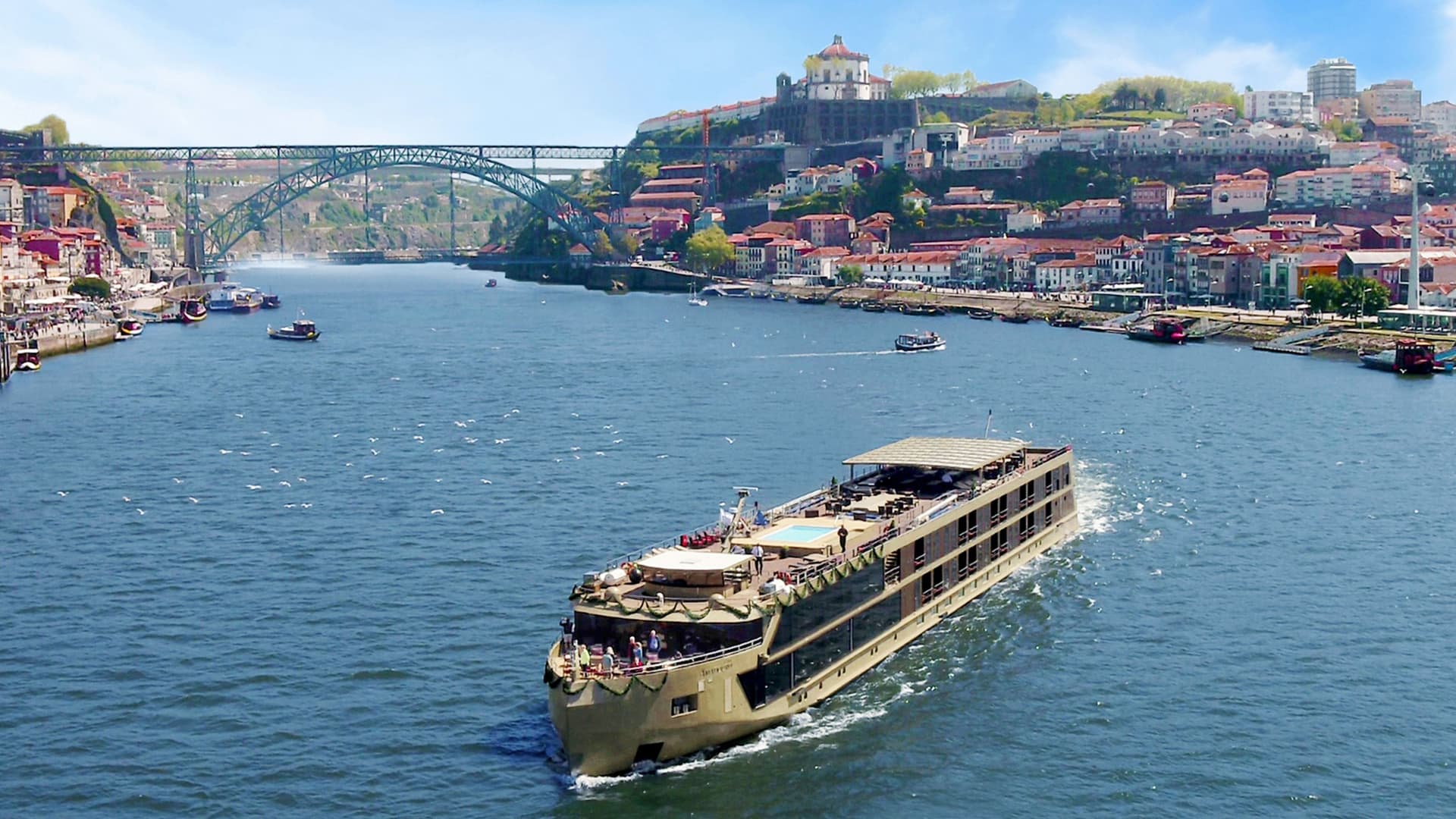 Amawaterways AmaDouro river ship exterior.
