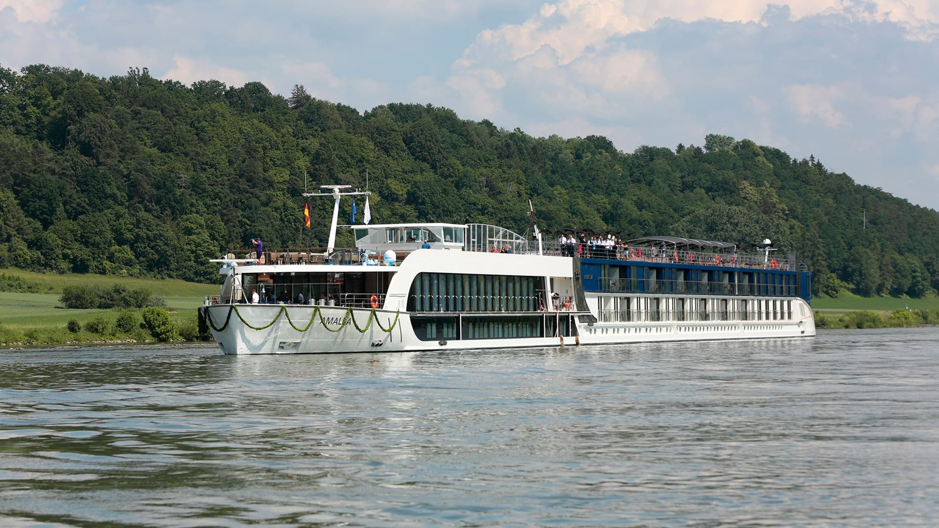 Amawaterways AmaLea river ship exterior.