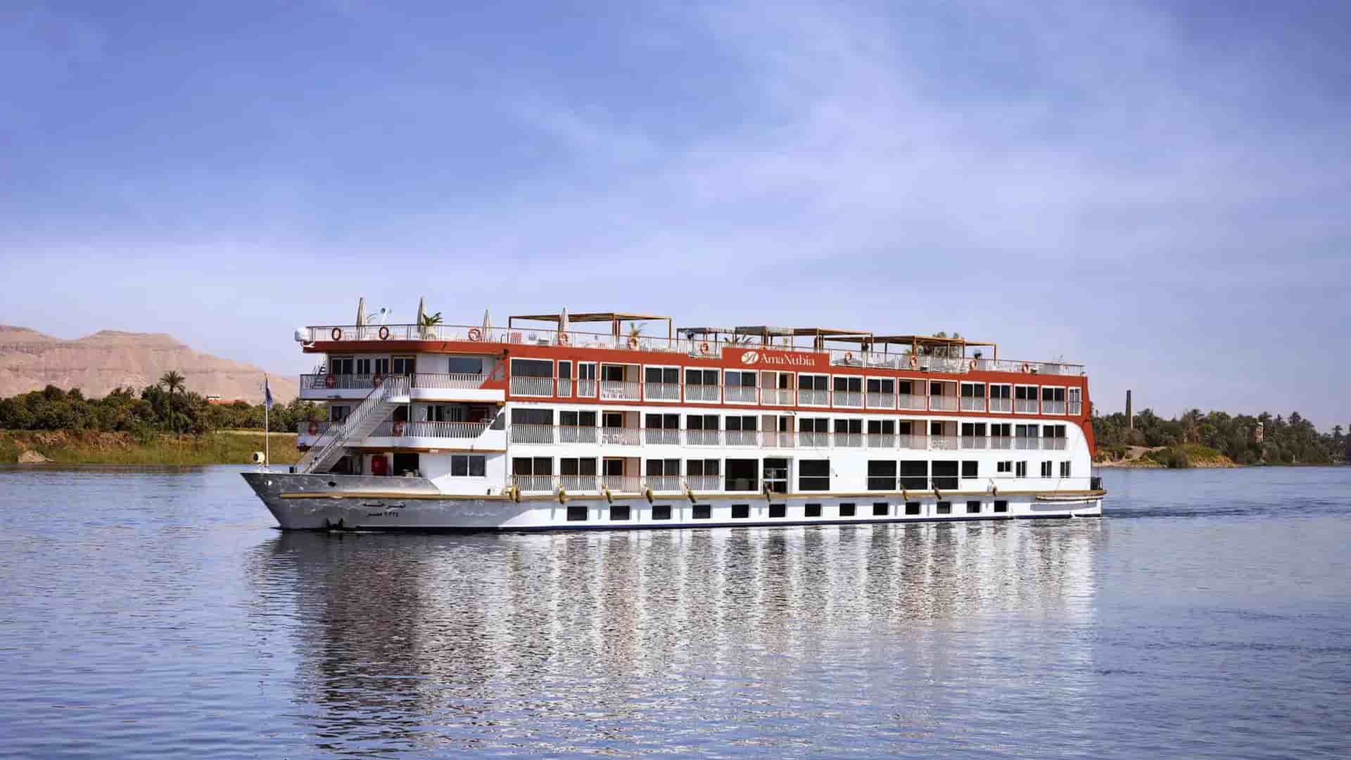 AmaWaterways AmaNubia ship exterior.