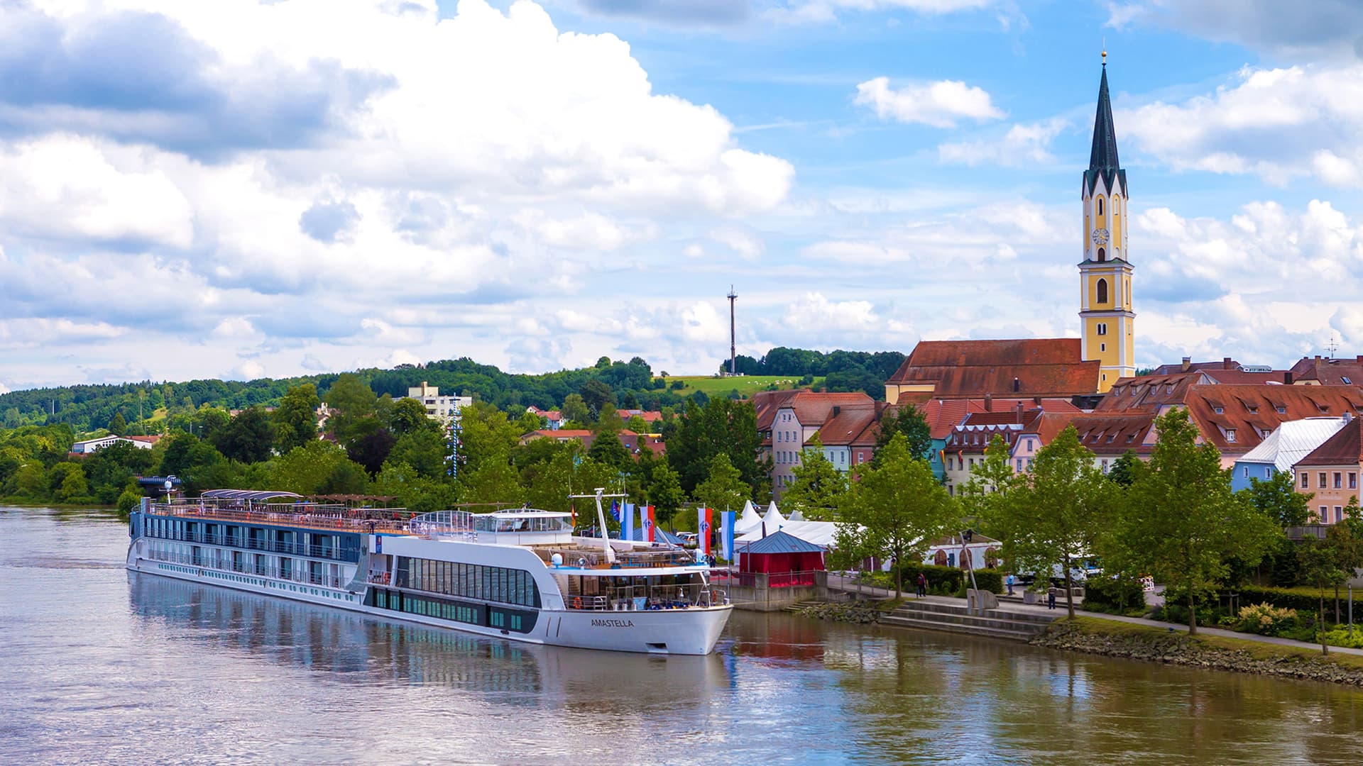 Amawaterways AmaStella river ship exterior.