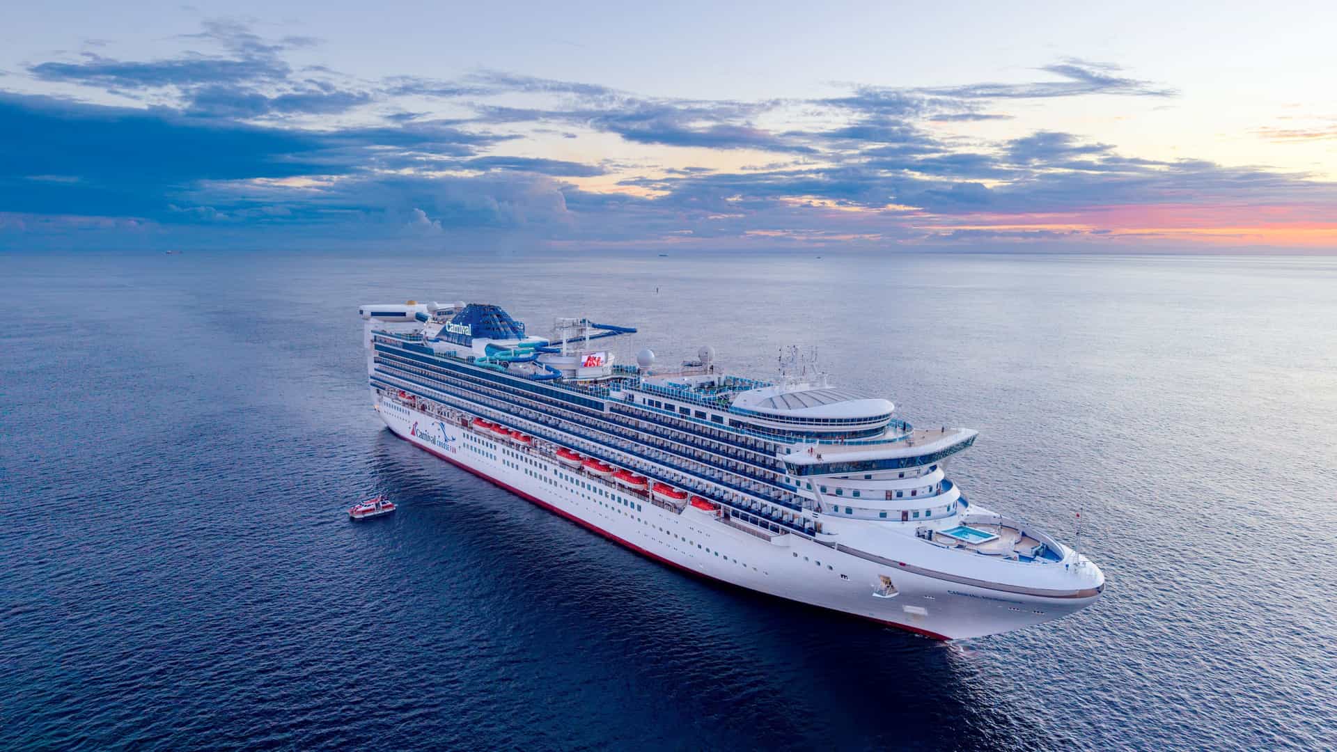 Carnival Cruise Line adventure ship exterior.