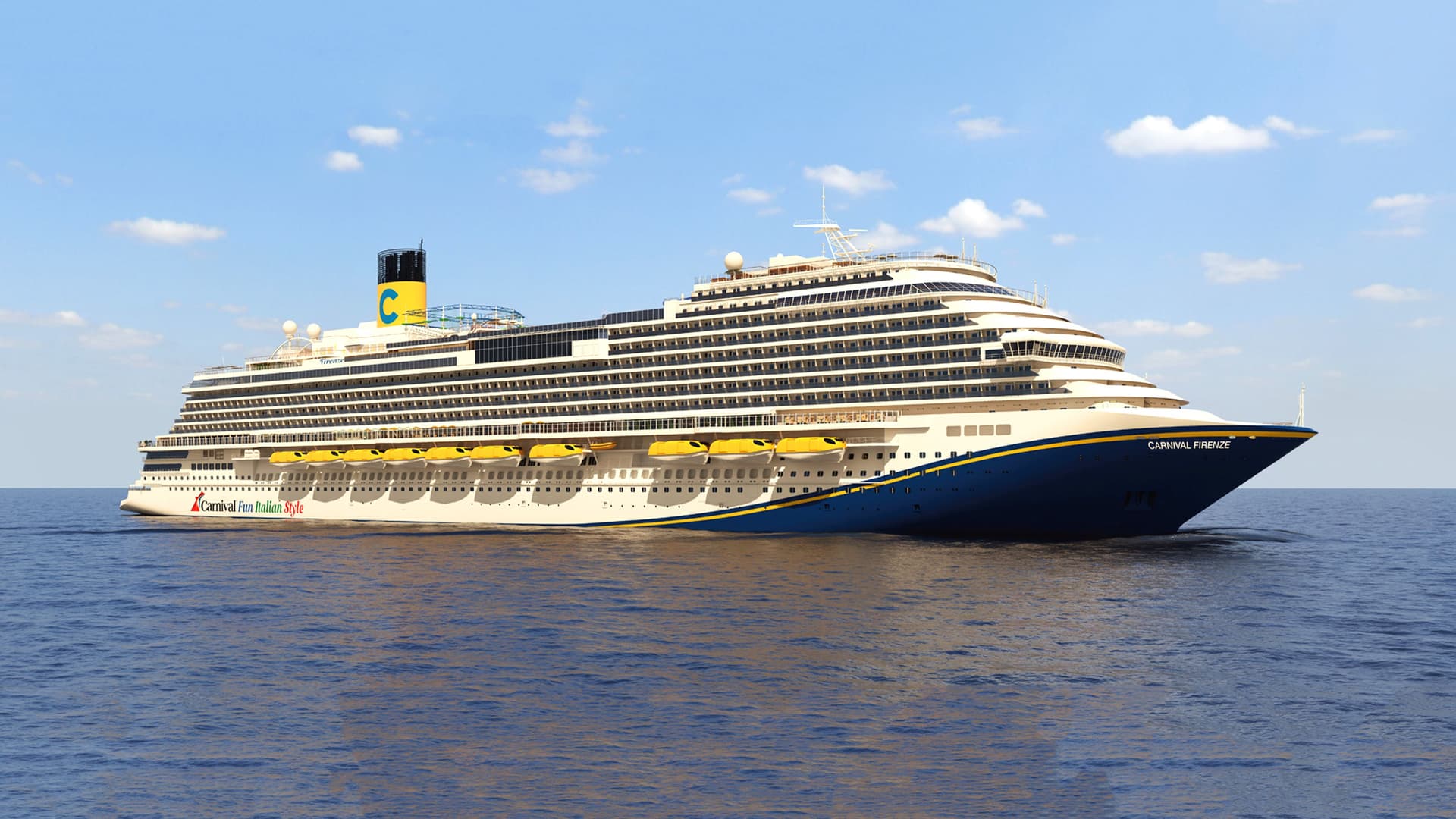 Carnival Cruise Line Firenze ship exterior