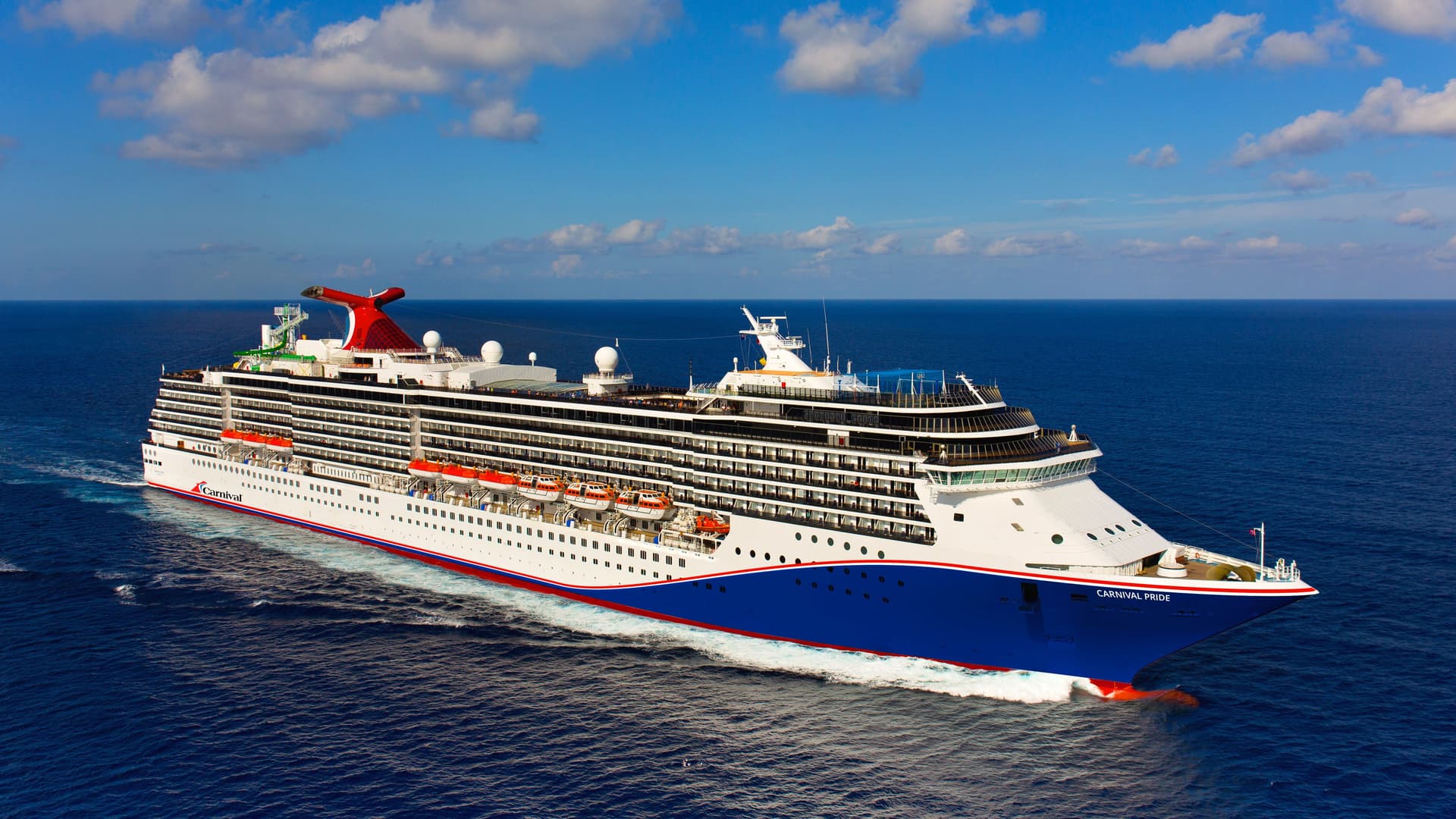 Carnival Cruise Line Pride ship exterior