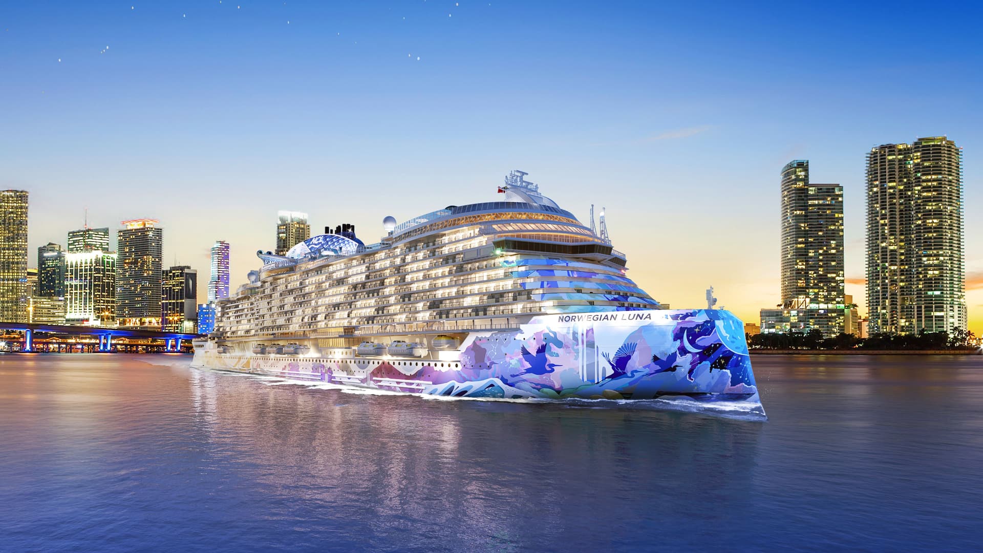 Norwegian Luna cruise ship rendering.