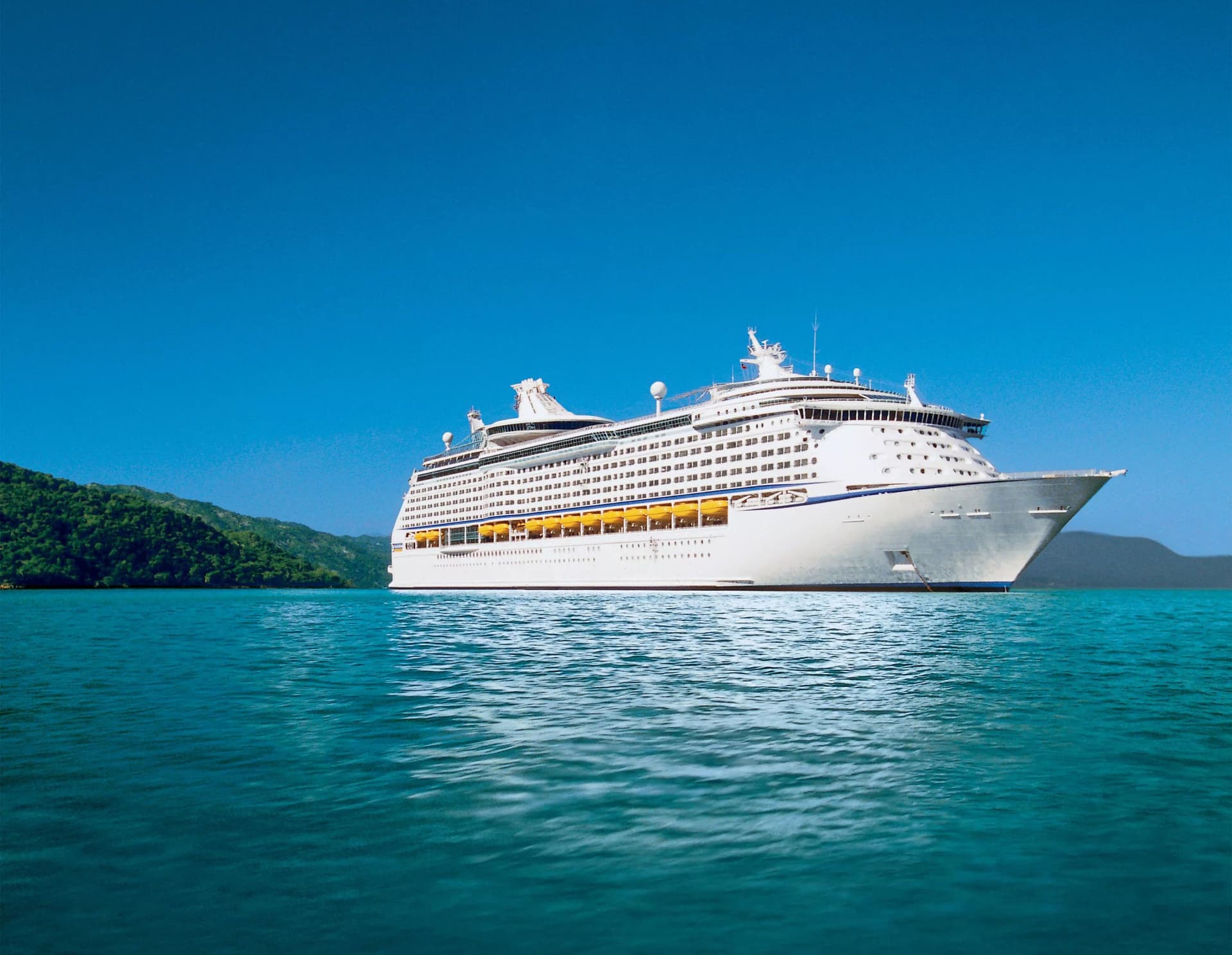 Royal Caribbean Adventure of the Seas ship exterior