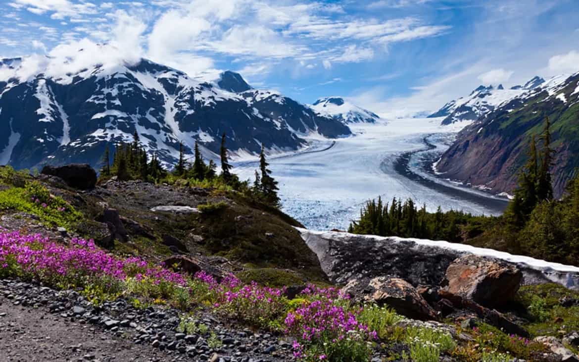 Salmon Glacier at Hyder, Alaska