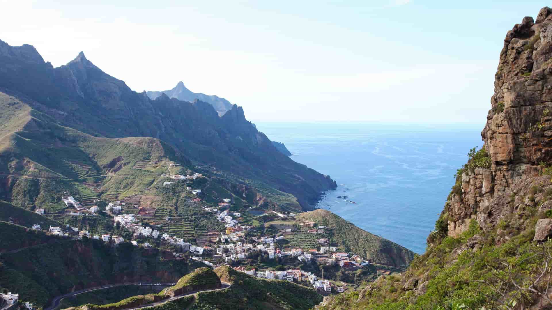 Anaga Mountains landscape, Tenerife.