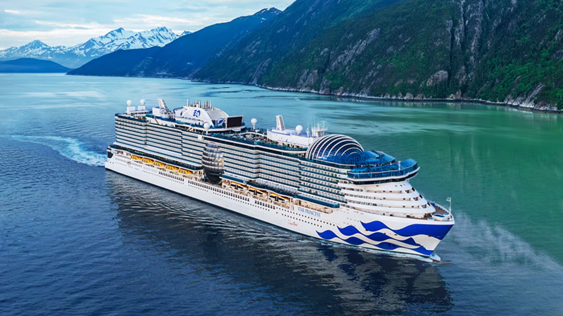 Star Princess cruise ship exterior.