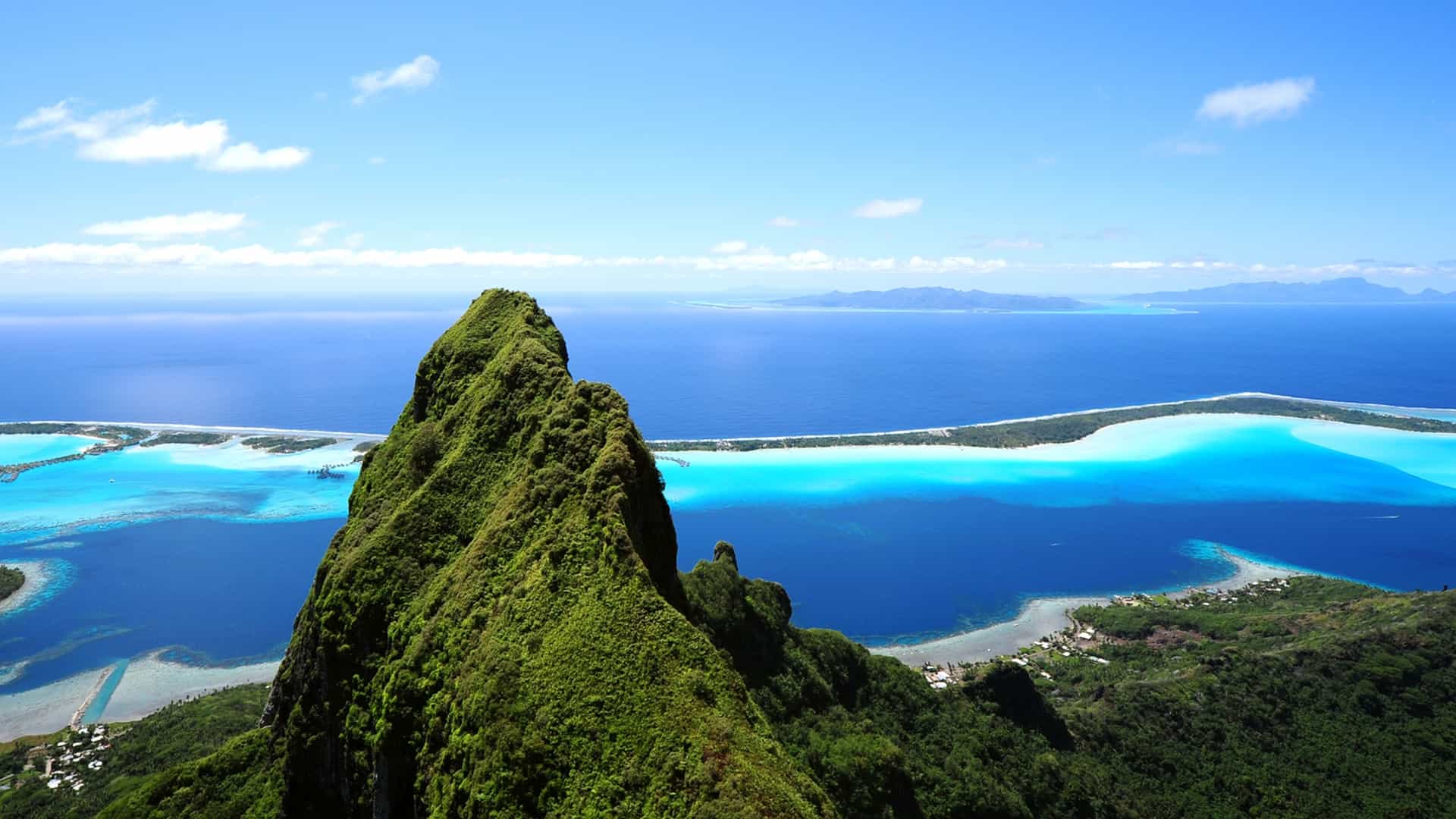 A vast expanse of water, representing the ocean crossed during a Trans-Pacific cruise.