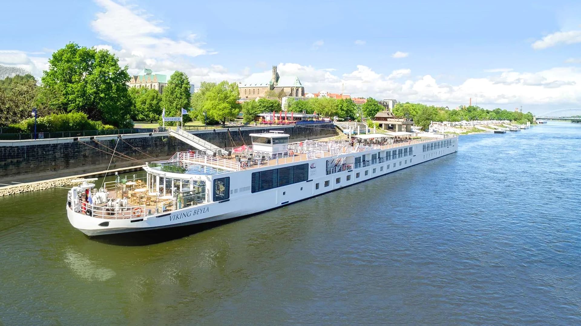 Viking Beyla river cruise ship exterior.
