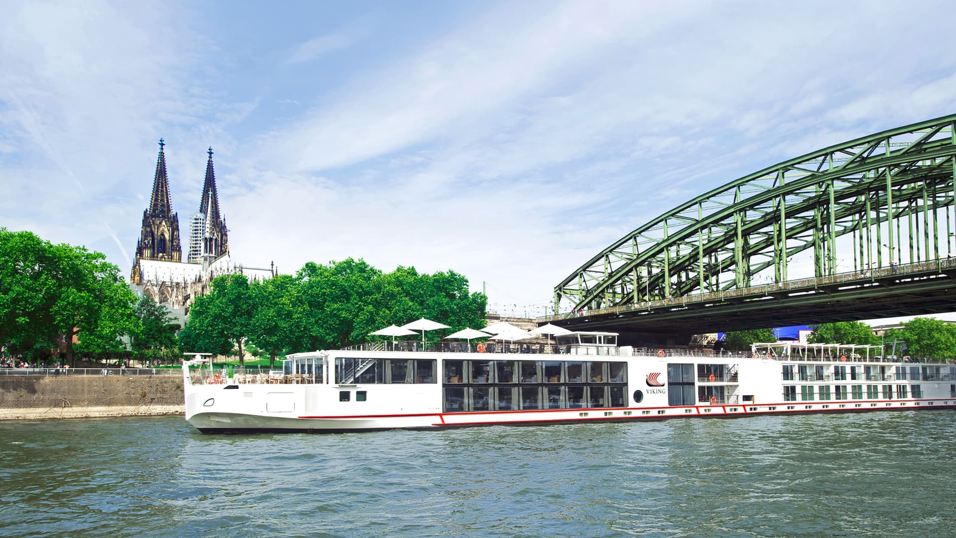 Viking Embla river cruise ship exterior.