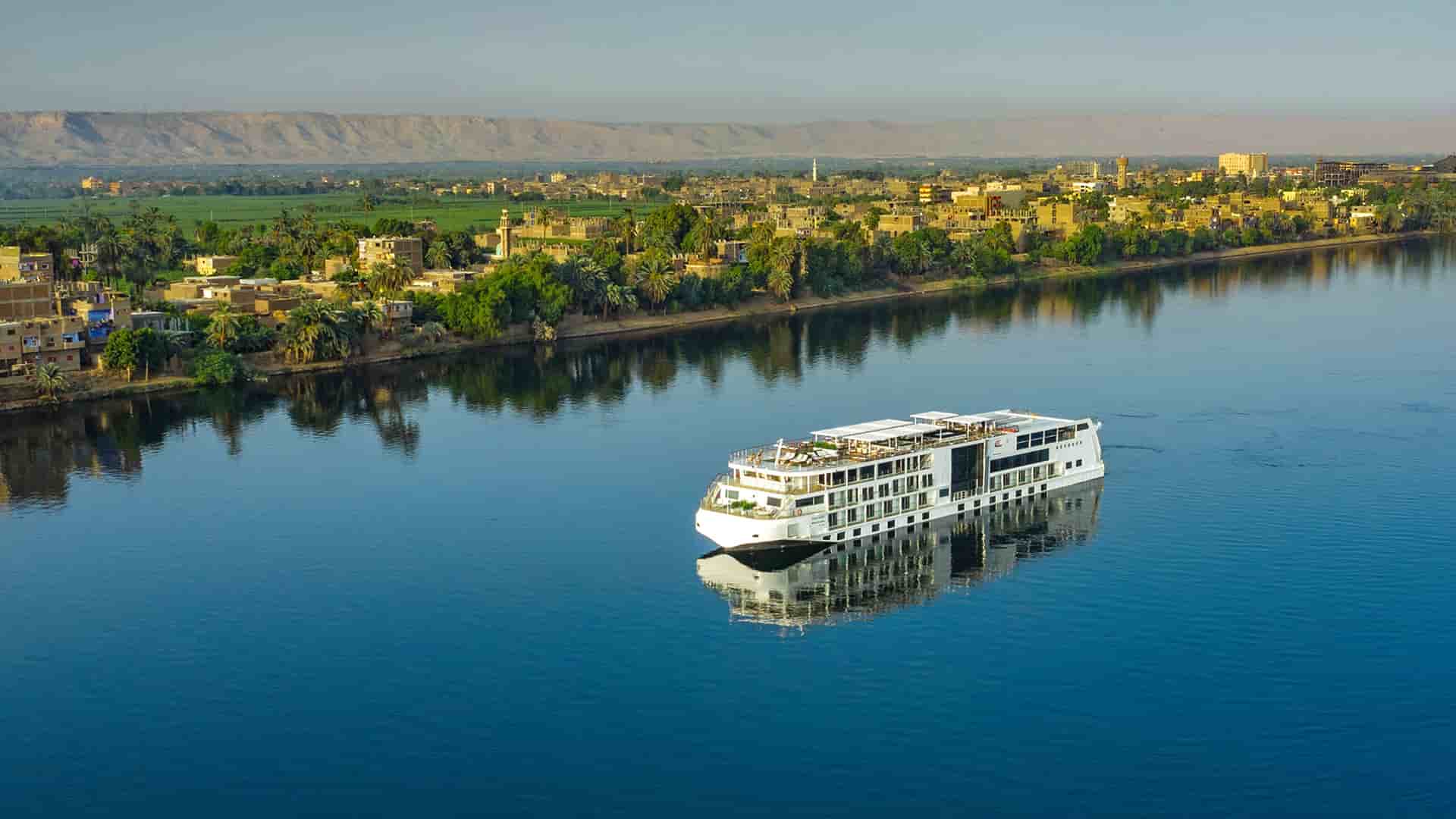 Viking Hathor sailing the Nile River in Egypt.
