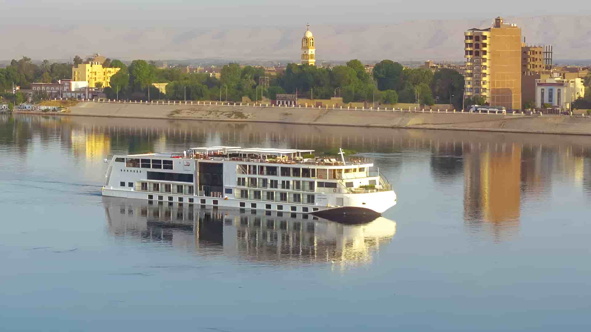 Viking Ptah sailing the Nile River.