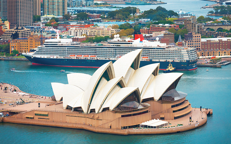 cunard cruises from sydney