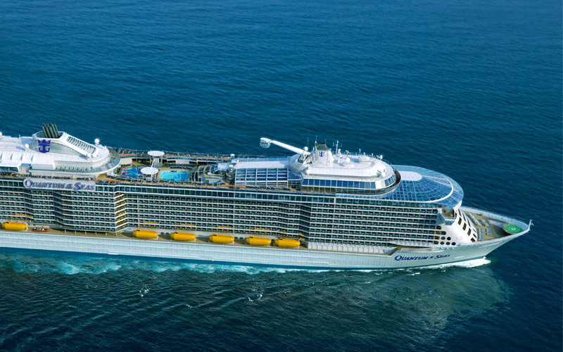 Royal Caribbean's Quantum of the Seas Cruise Ship, 2019, 2020 and 2021