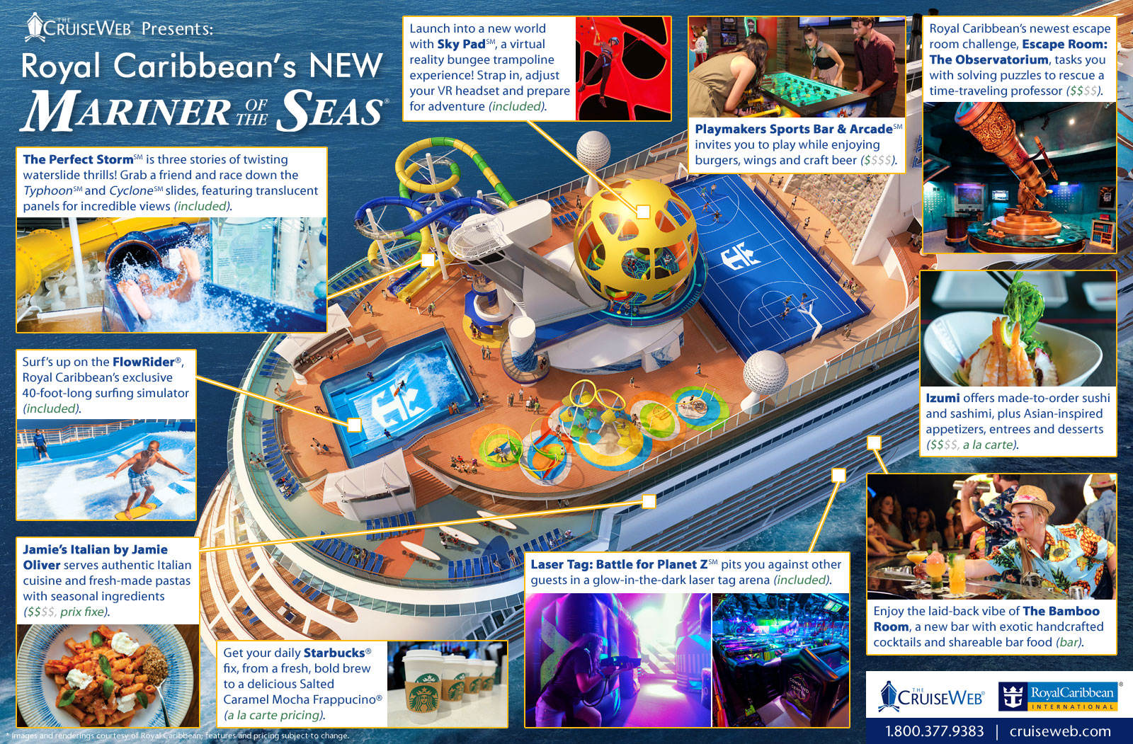 Royal Caribbean's Mariner of the Seas Cruise Ship, 2019, 2020 and 2021